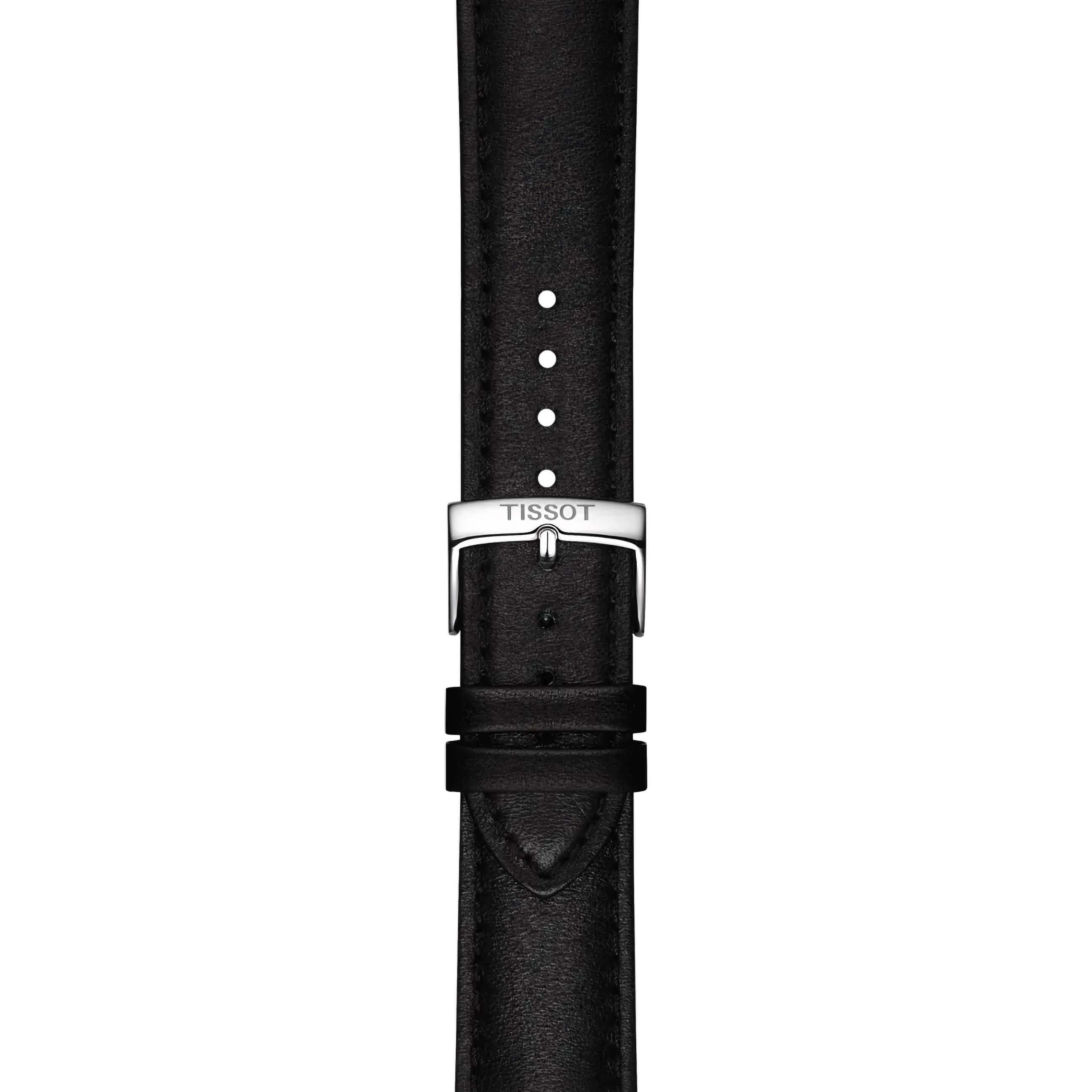 TISSOT -Classic Dream Herrenuhr Schwarz Blau Datum Saphirglas Automatik 40mm- T158.407.16.041.00