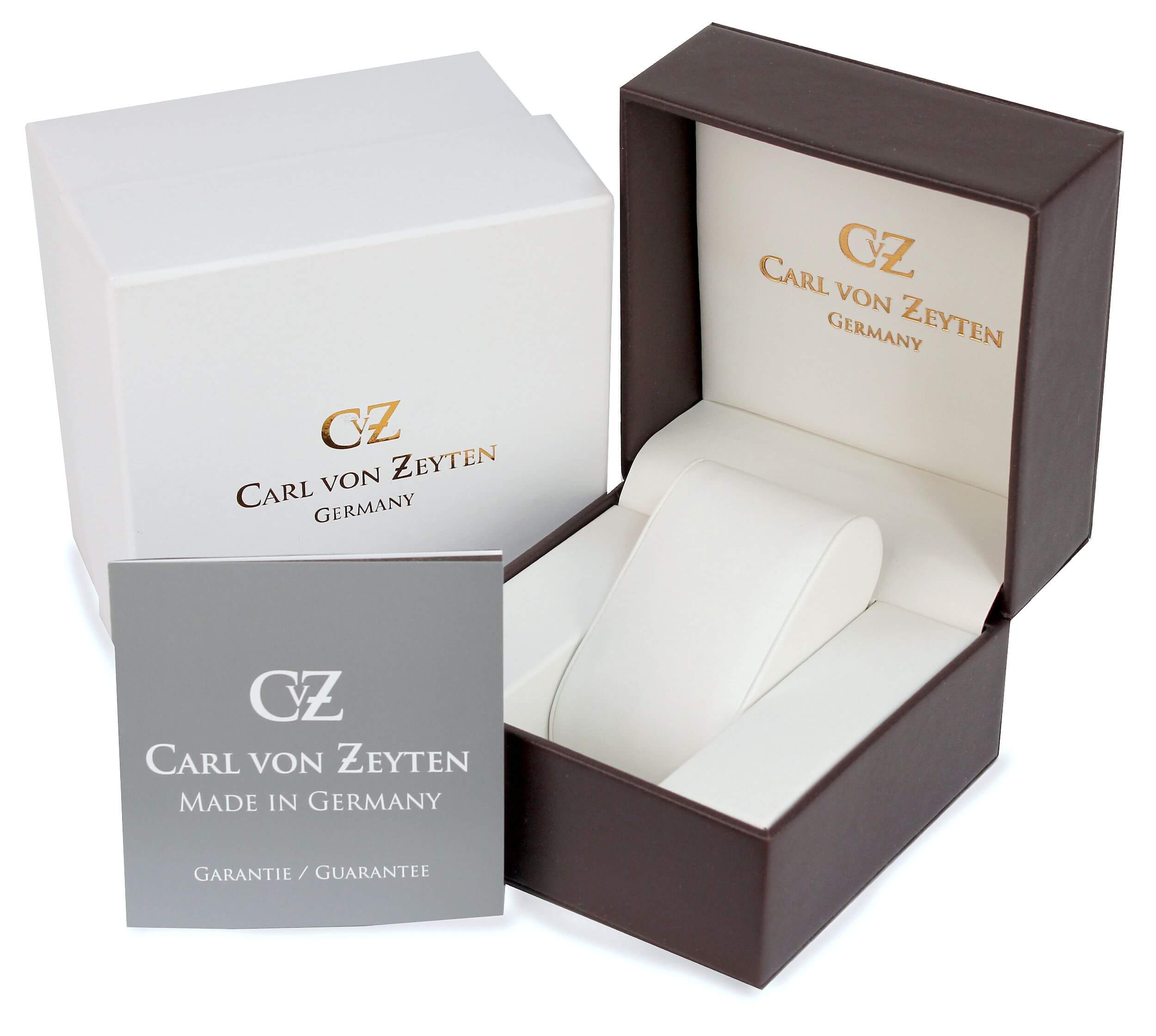 Carl von Zeyten -Kirchzarten Men's Watch Bicolour Black Moonphase Sapphire Crystal Automatic 46mm- CVZ0093RBKM