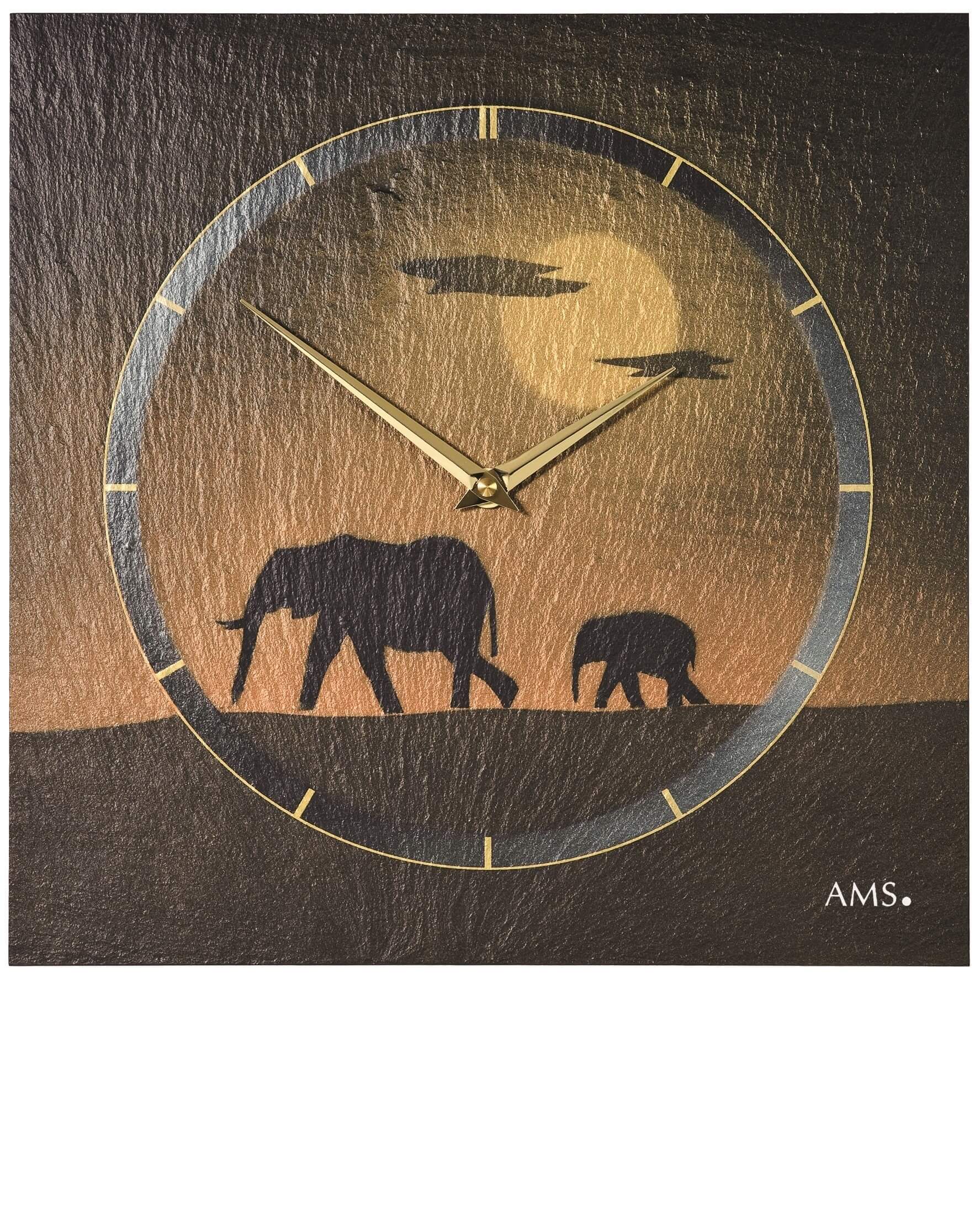 AMS -slate elephants 30cm- 9523