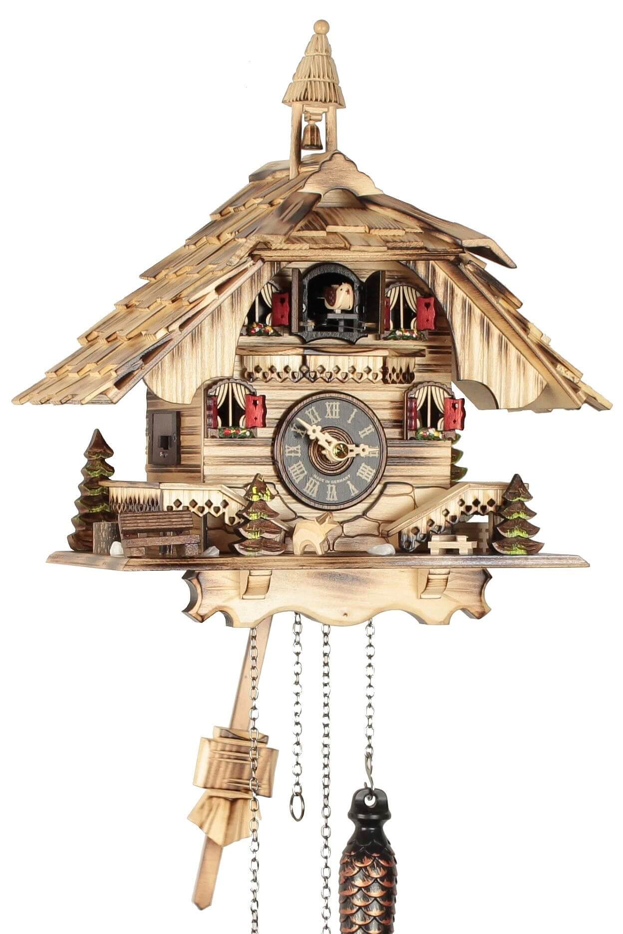 Engstler -Schwarzwaldhaus Nature 31cm- 444/22 Q