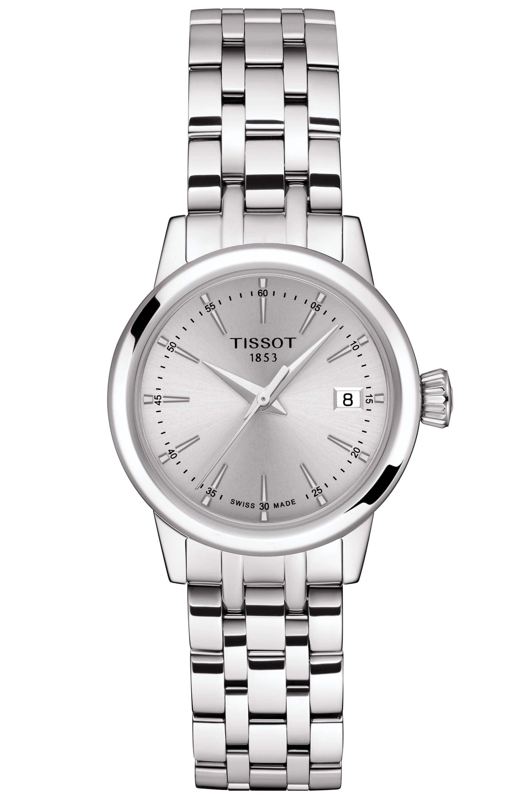 TISSOT -Classic Dream Lady Damenuhr Silber Quarz Saphirglas 28mm- T129.210.11.031.00