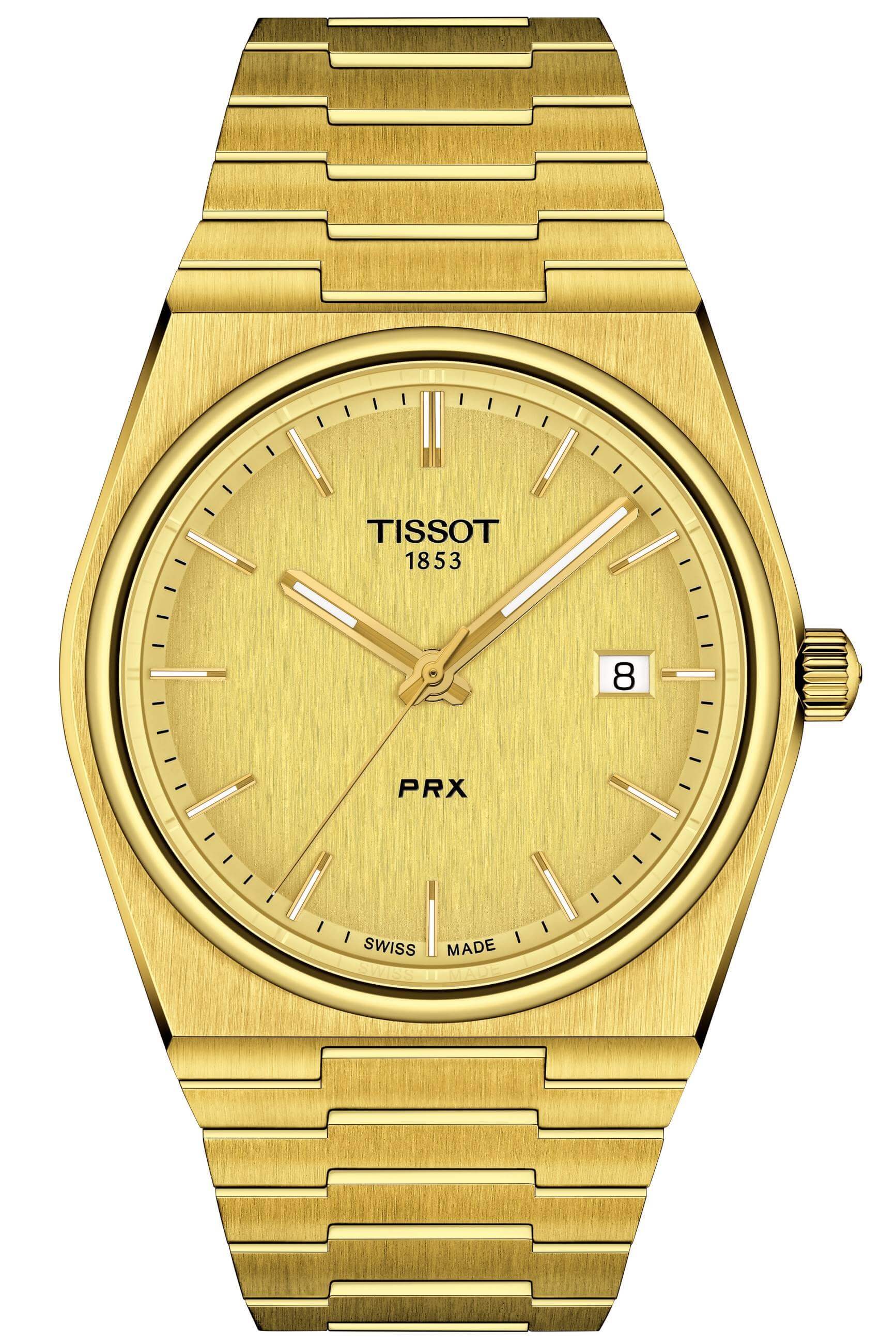 TISSOT -PRX Men's Watch Gold Quartz Date 40mm- T137.410.33.021.00