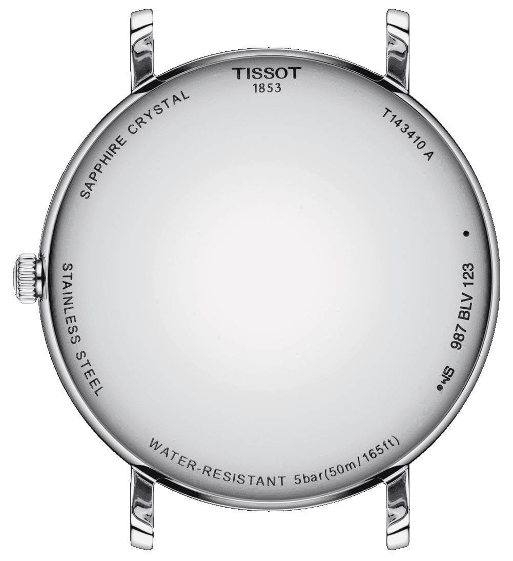 TISSOT -Everytime Gent Herrenuhr Silber Grün Schwarz Quarz 40mm- T143.410.11.091.00