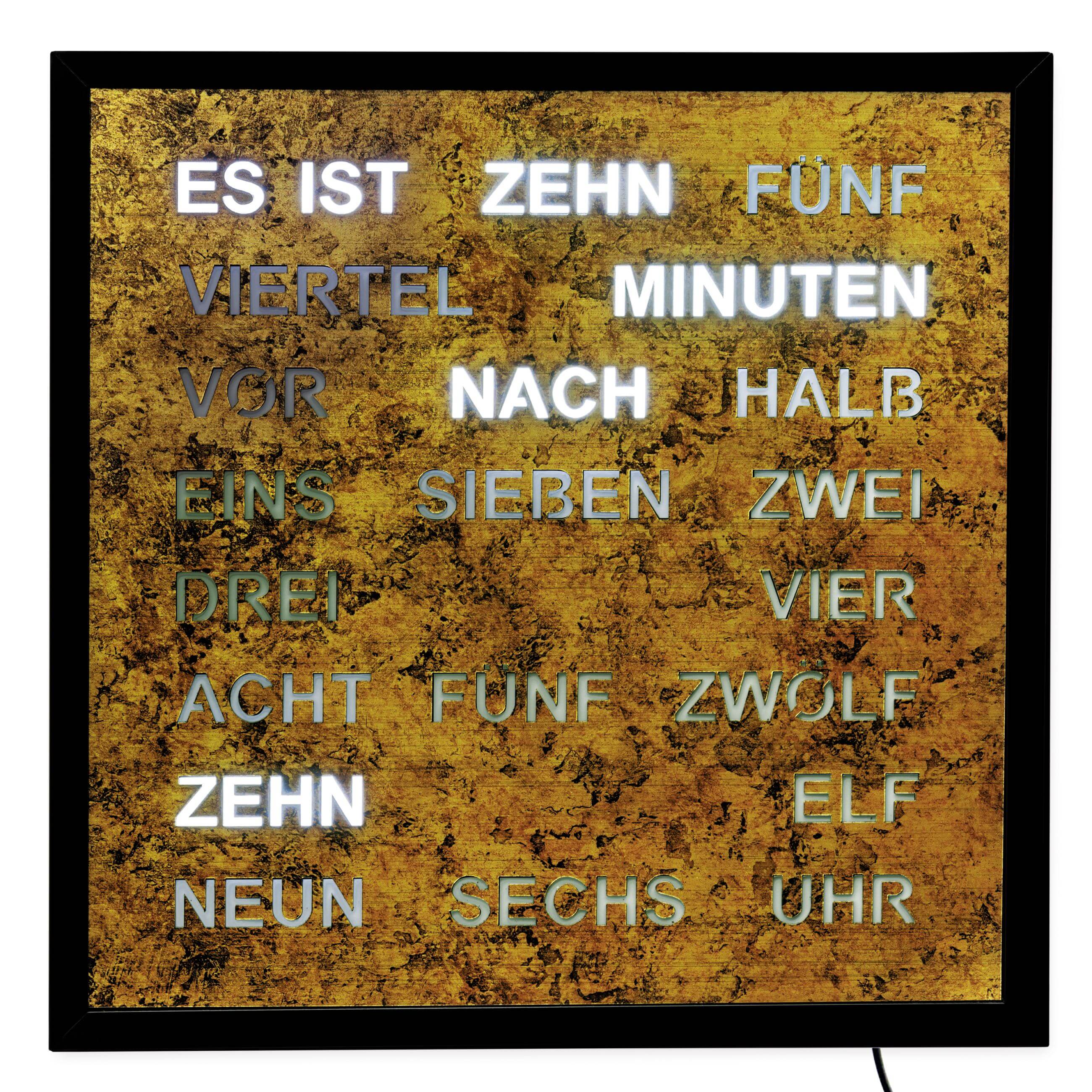 AMS -Wall clock root structure quartz 40cm- 1273