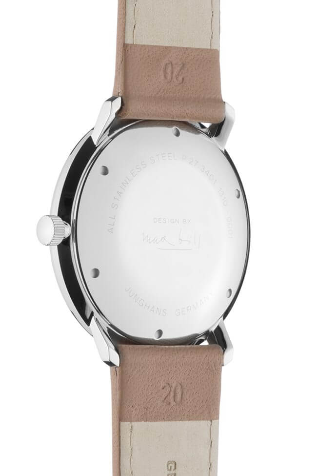 Junghans -max bill men's watch brown automatic sapphire crystal 38mm- 027/3502.02