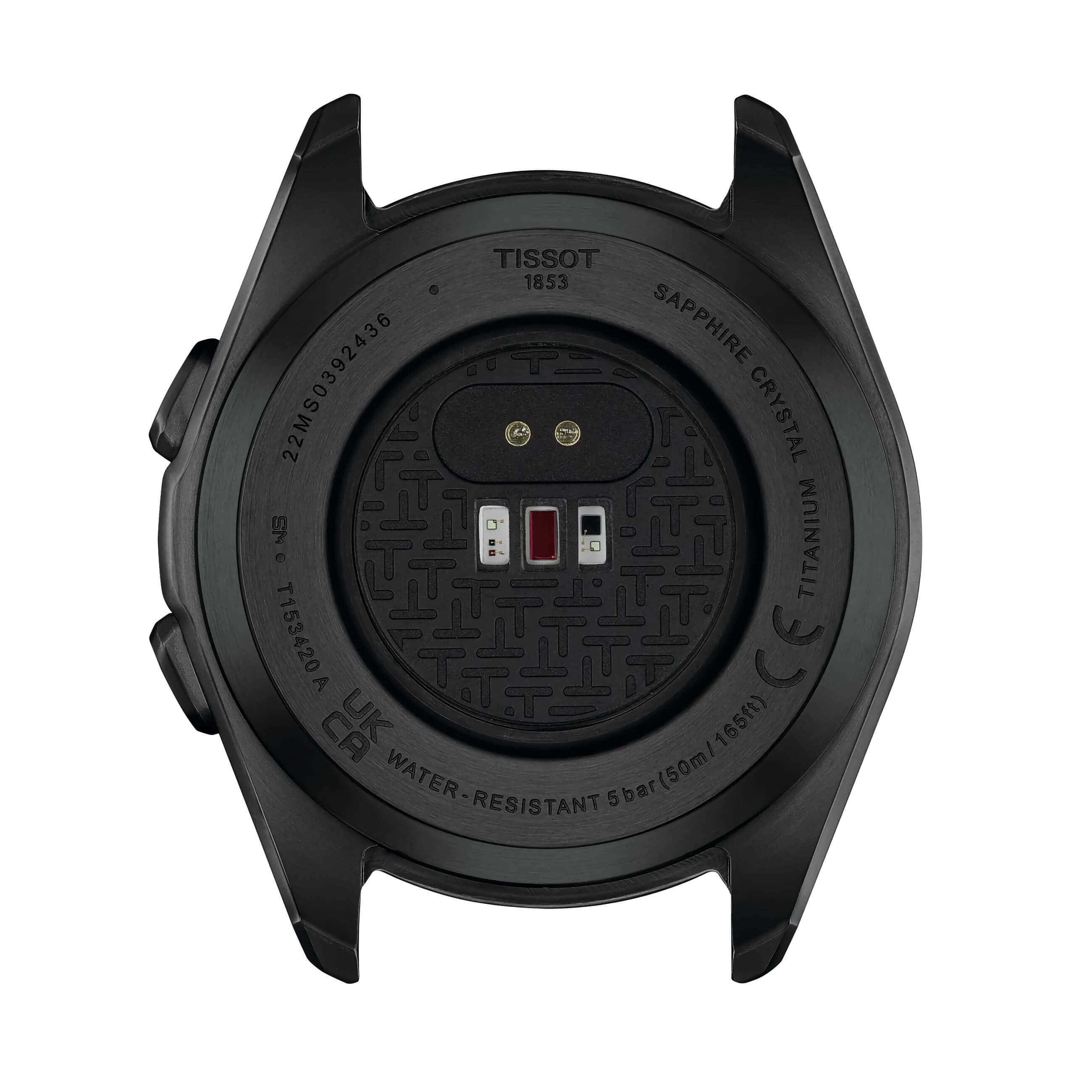 TISSOT -T-Touch Connect Sport Herren und Damenuhr Schwarz Saphirglas Quarz 43mm- T153.420.44.051.01