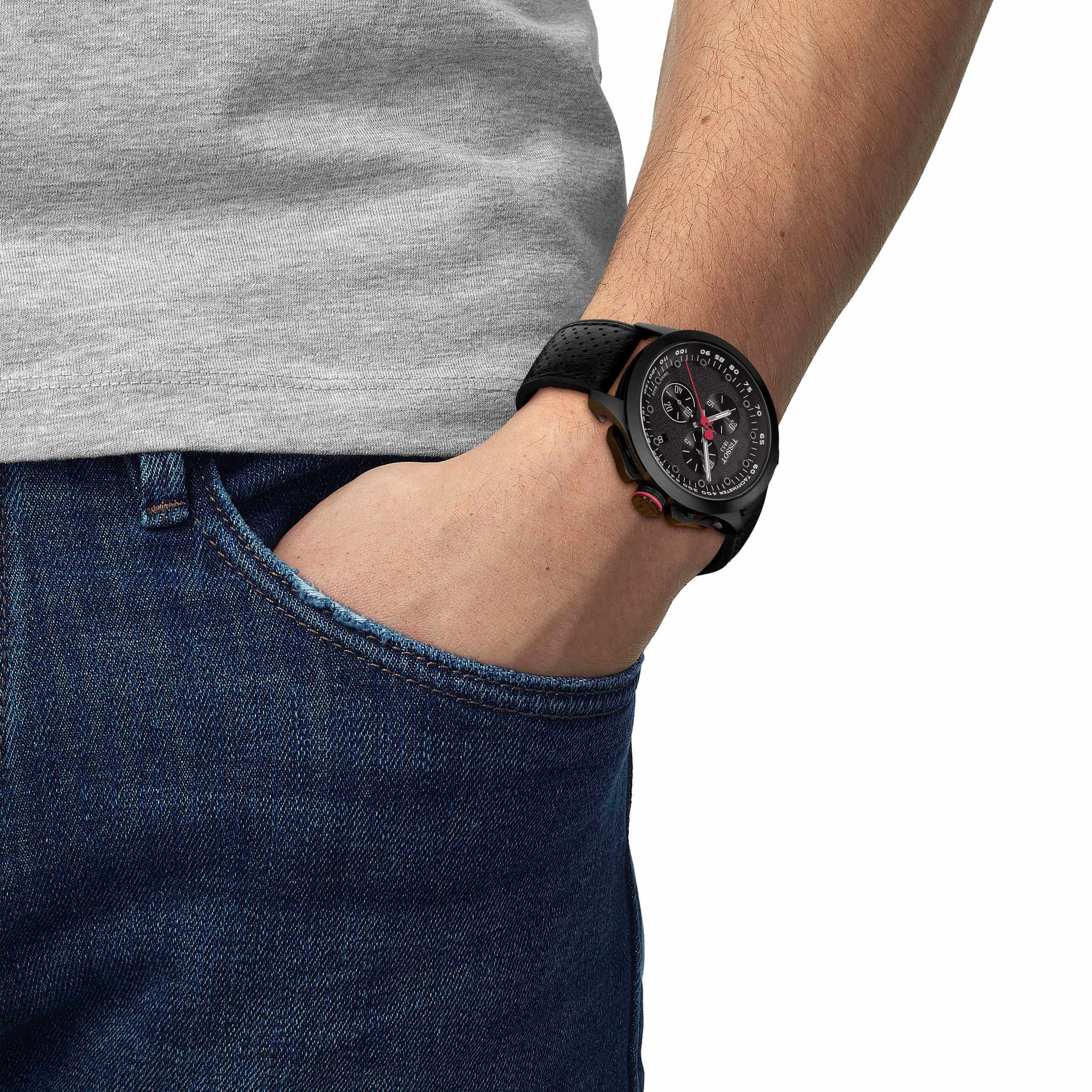 TISSOT -T-Race Cycling Giro d'Italia 2022 Special Edition Men's Watch Black Quartz 45mm- T135.417.370.51.01