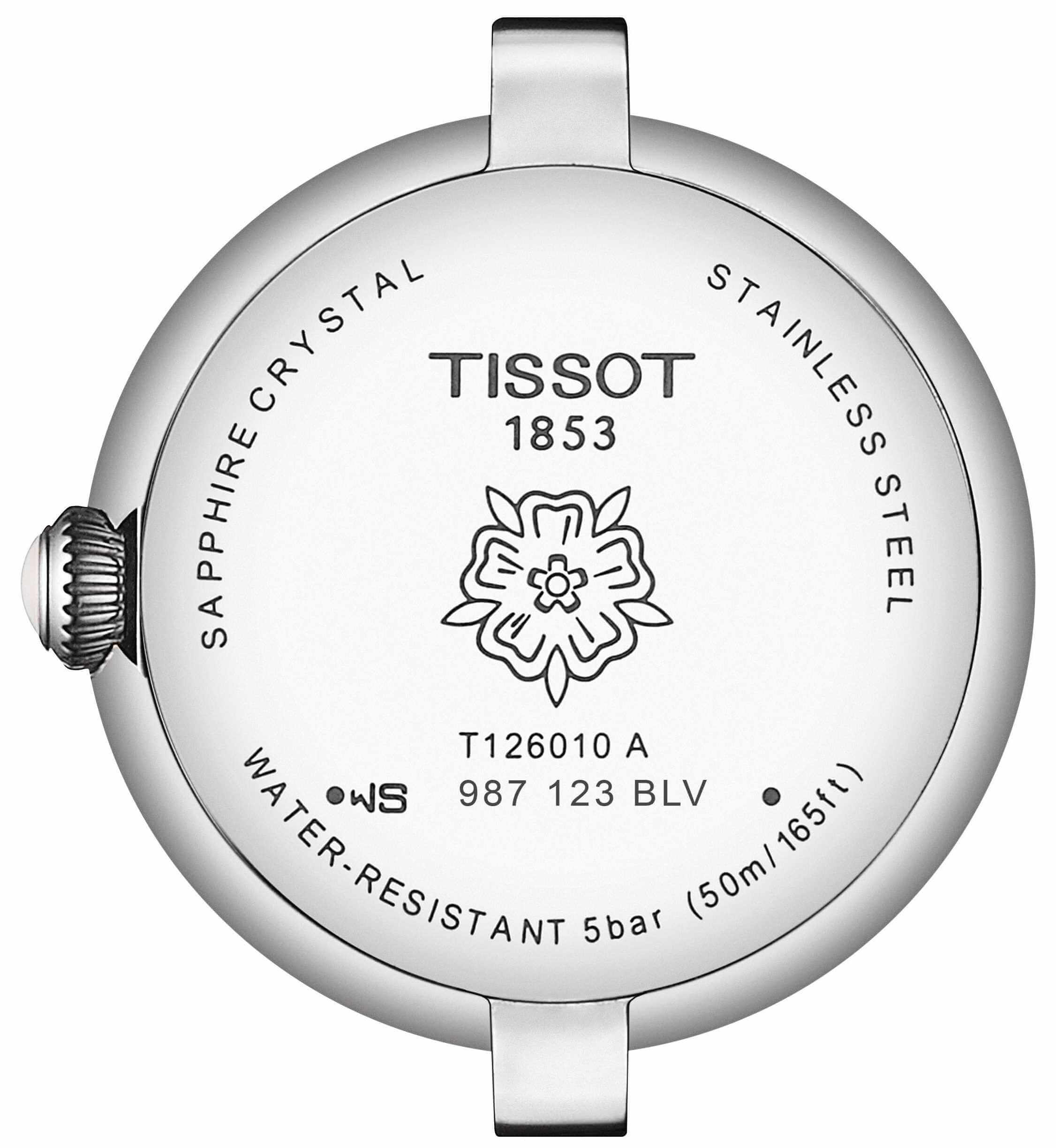 TISSOT -Bellissima Small Lady Ladies' Watch Silver Pink Quartz 26mm- T126.010.16.013.01