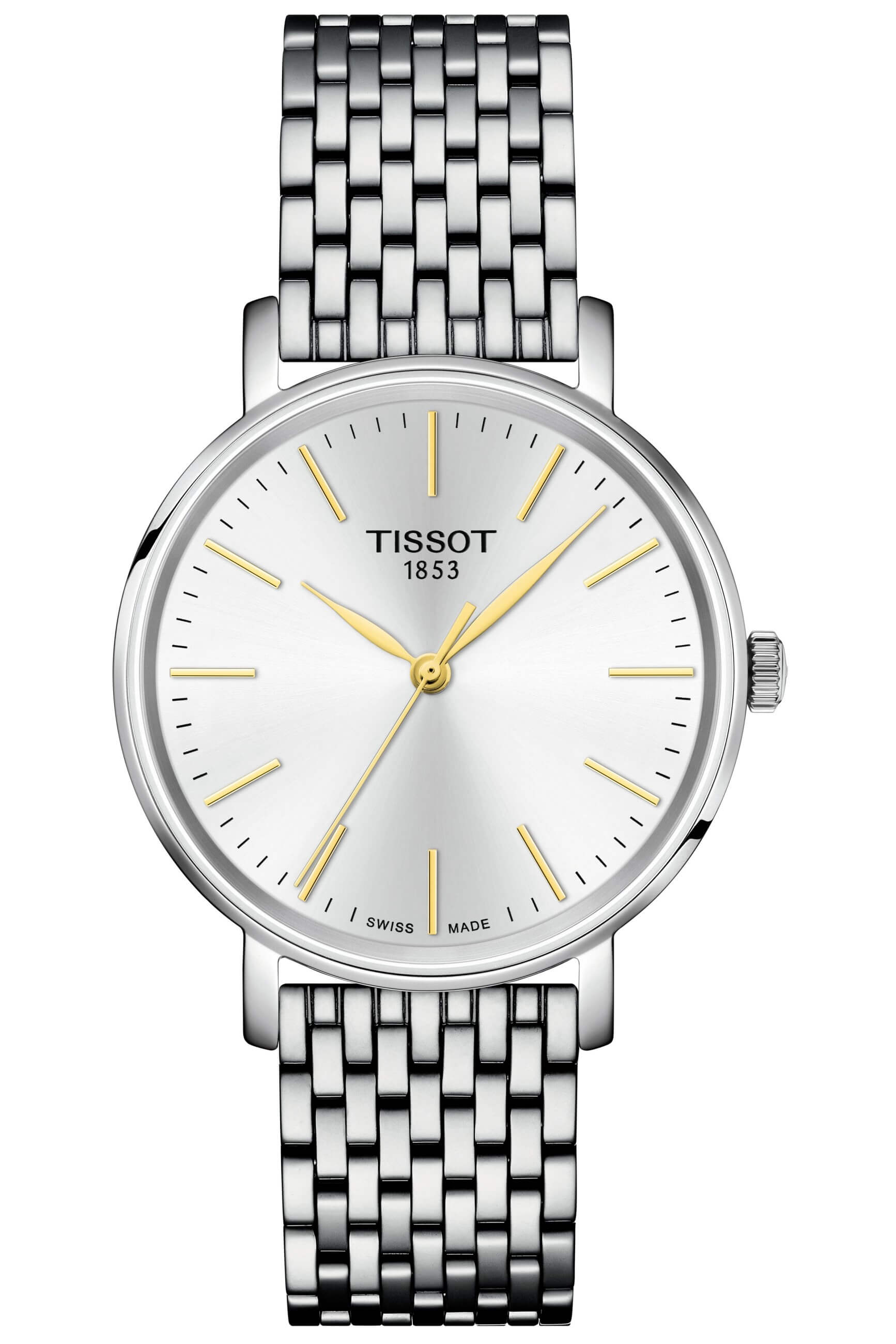 TISSOT -Everytime Lady ladies' watch silver quartz sapphire crystal 34mm- T143.210.11.011.01