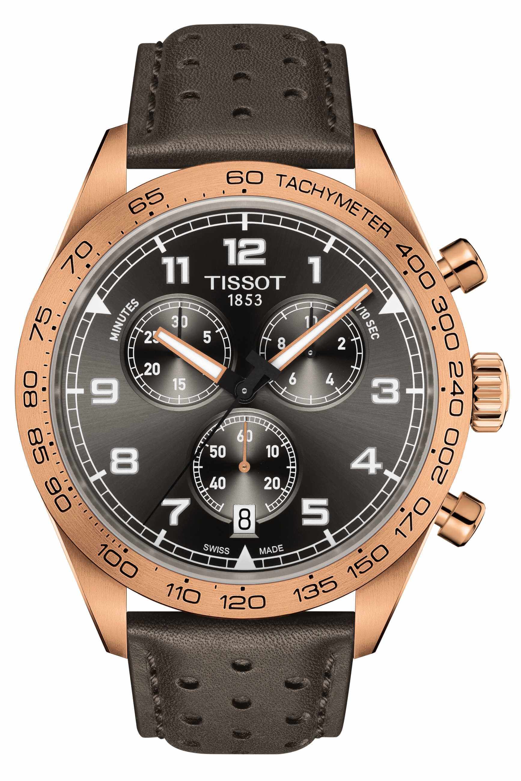TISSOT -PRS 516 Chronograph Men's Watch Grey Chronograph Quartz 45mm- T131.617.36.082.00
