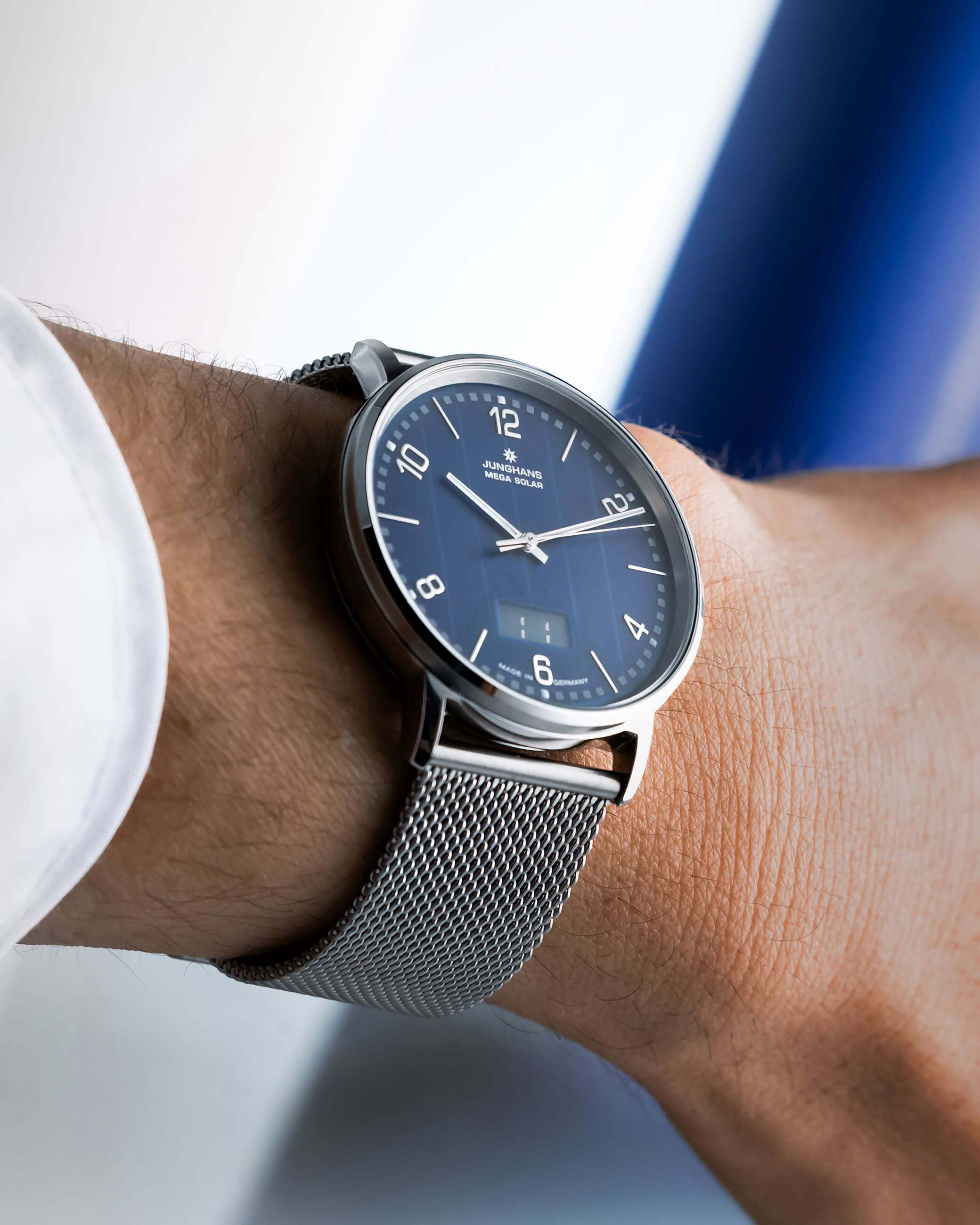 Junghans -Milano MEGA Solar Herrenuhr 39mm- 056/4629.44