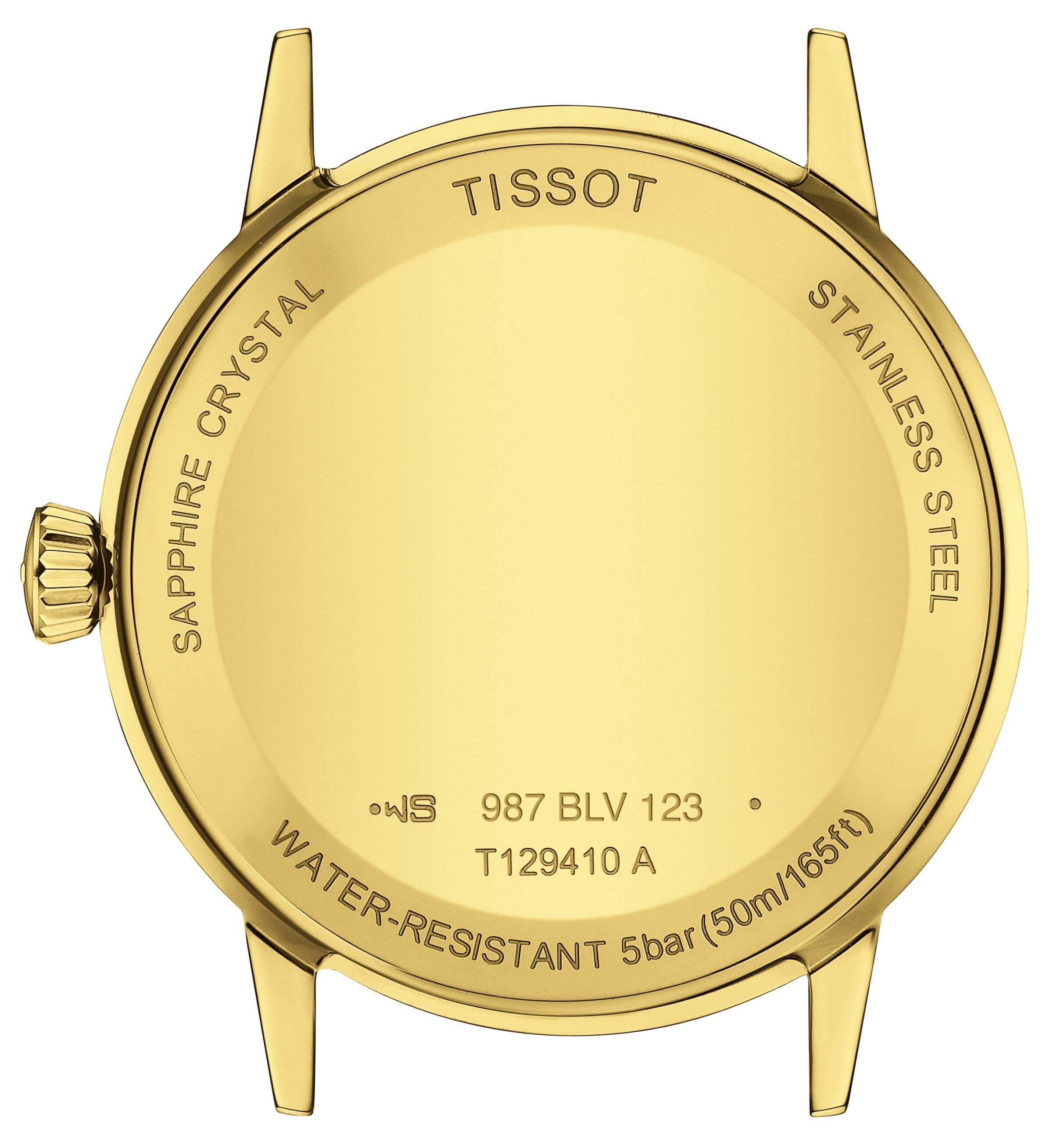 TISSOT -Classic Dream men's watch brown gold quartz sapphire crystal 42mm- T129.410.36.261.00