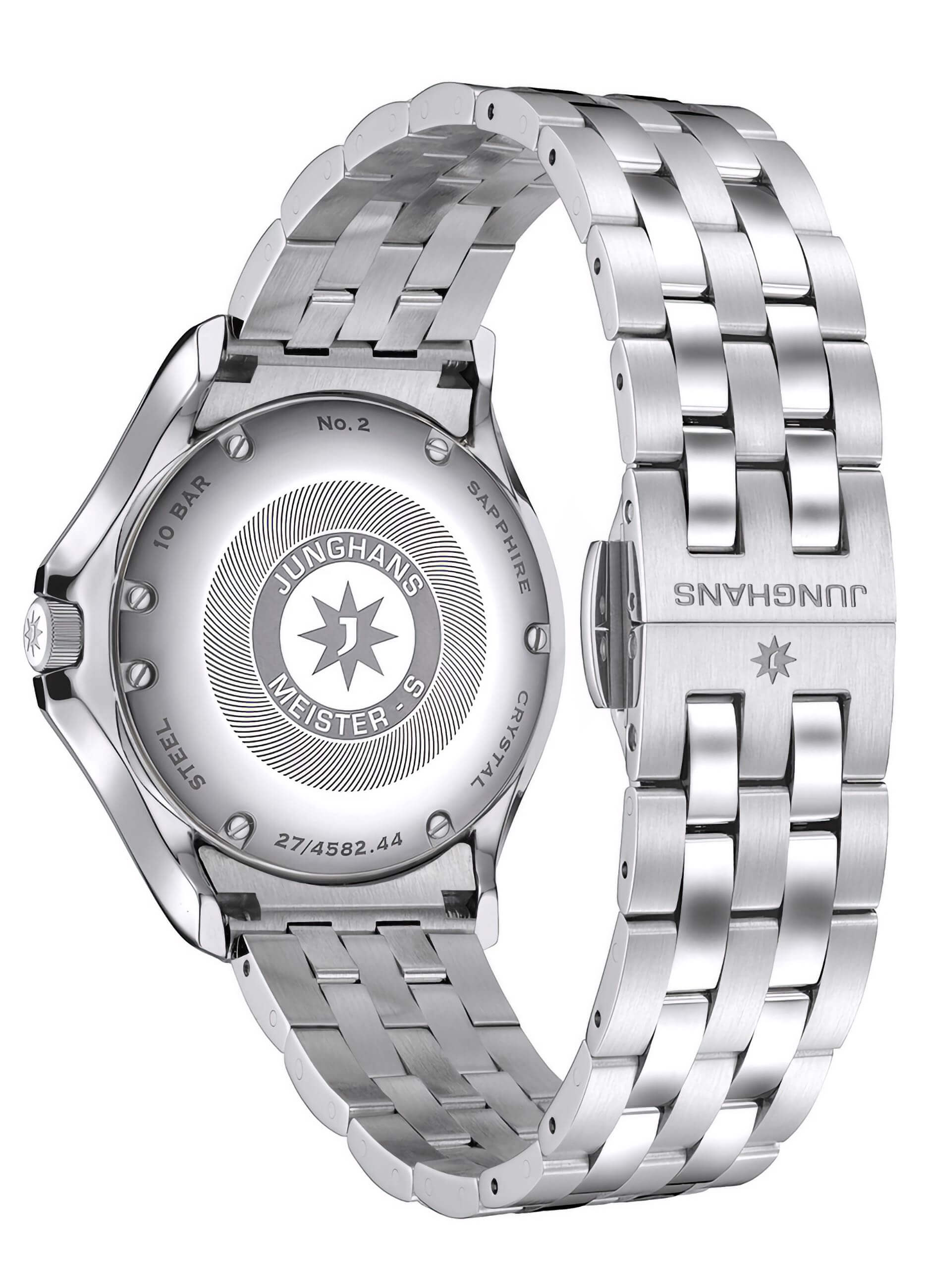 Junghans -Meister S Automatik Herrenuhr 36mm- 027/4582.44