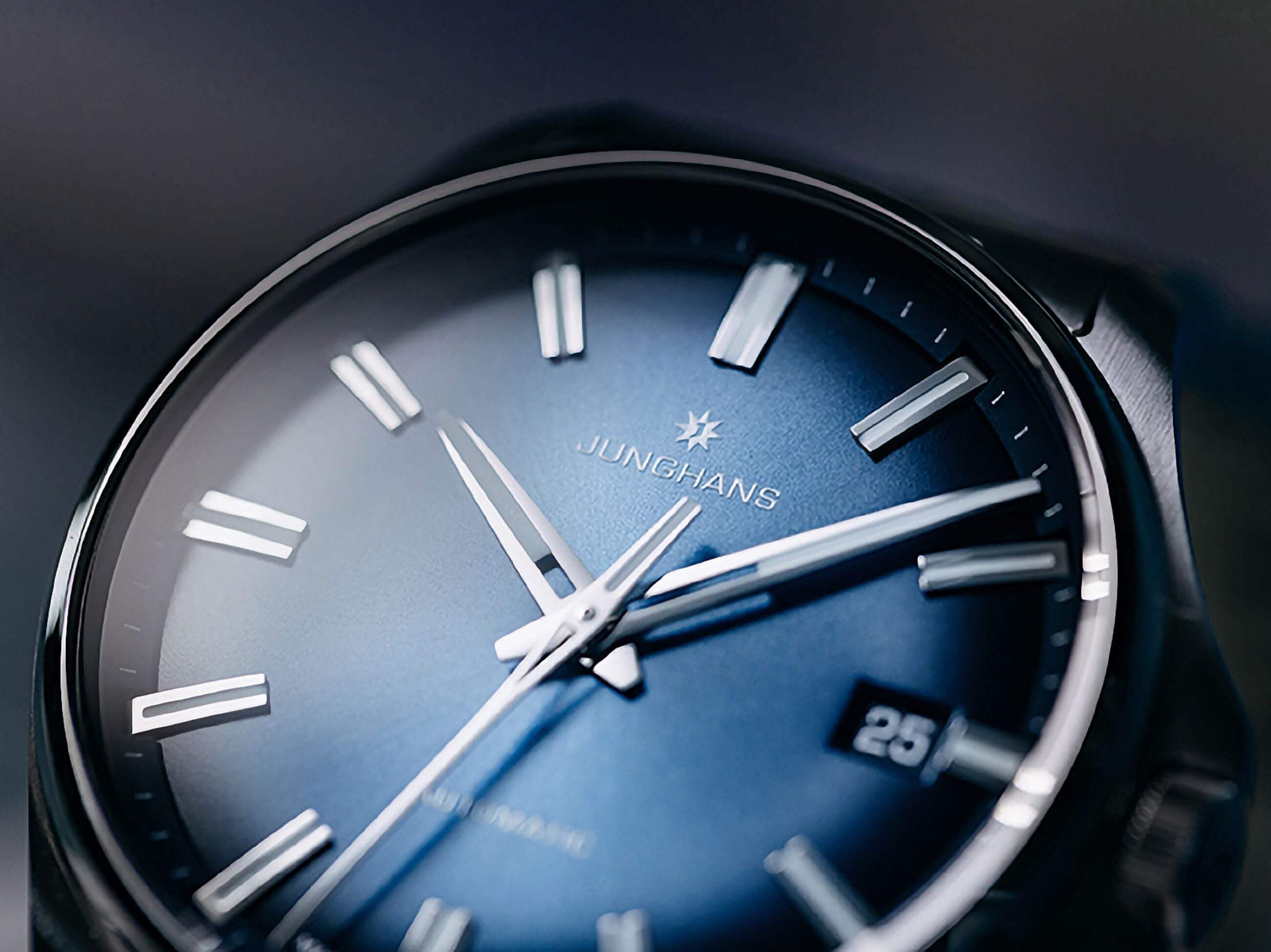 Junghans -Meister S Automatik Herrenuhr 36mm- 027/4582.44