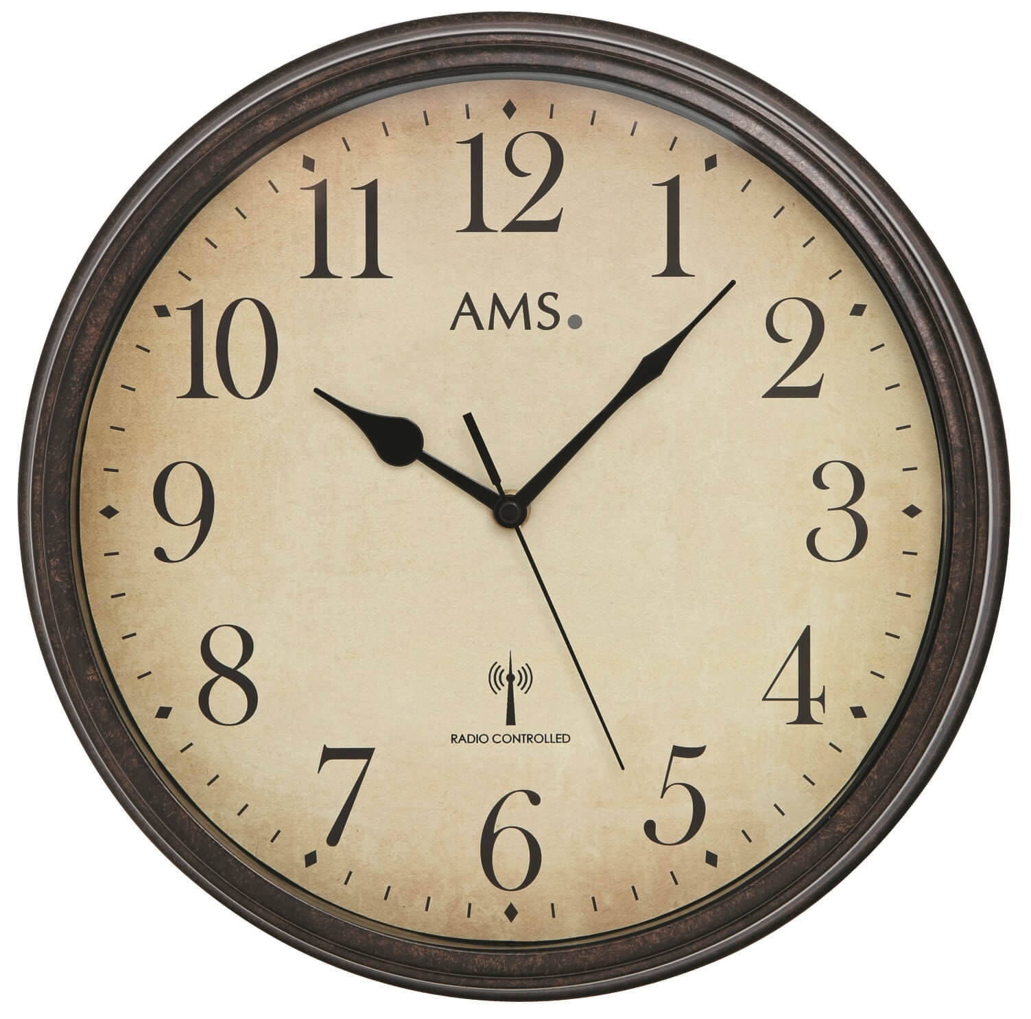 AMS -Funk-Wanduhr 32cm- 5962
