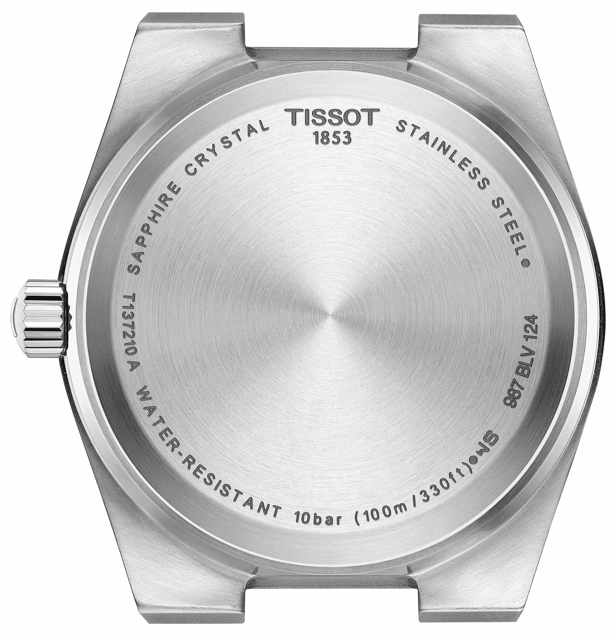 TISSOT -PRX Damenuhr Silber Grün Quarz 35mm- T137.210.11.081.00