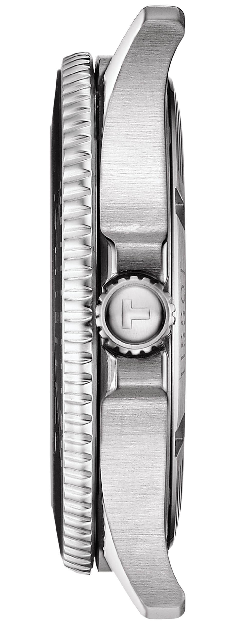 TISSOT -Seastar 1000 men's and ladies' watch silver black quartz sapphire crystal 40mm- T120.410.11.051.00