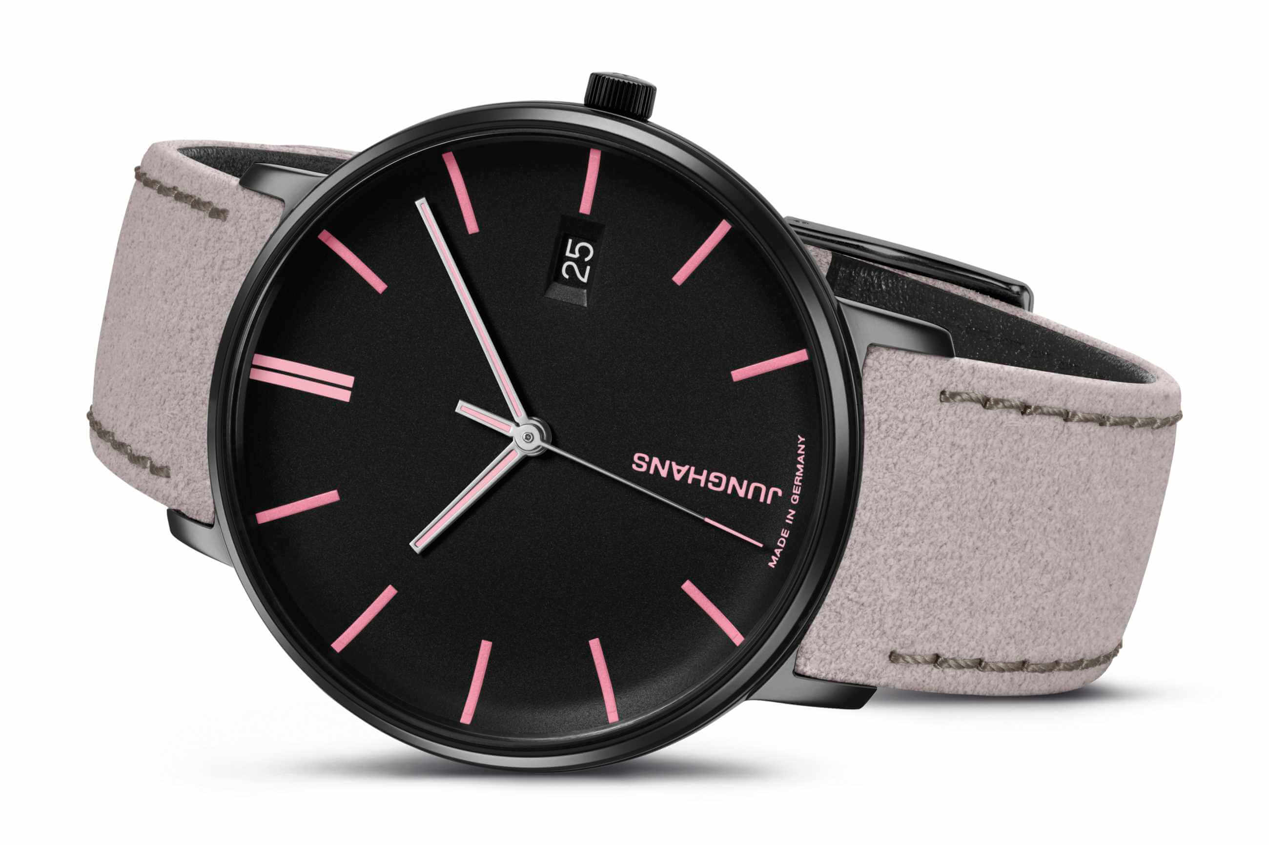 Junghans -FORM Ladies' Watch Taupe Black Quartz 34mm- 047/4256.00
