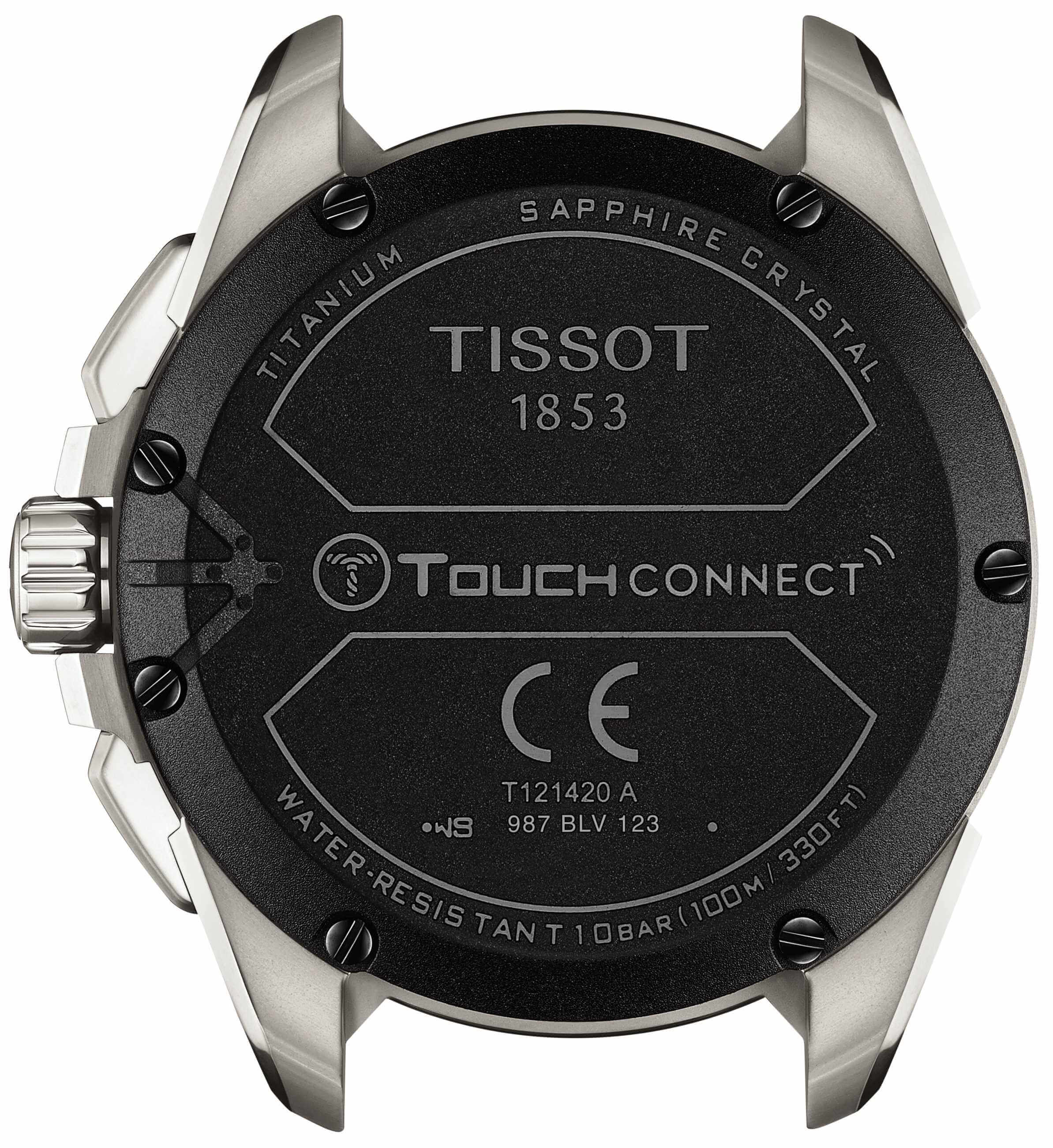 TISSOT -T-Touch Connect Solar Herrenuhr Beige Schwarz Quarz 48mm- T121.420.47.051.07