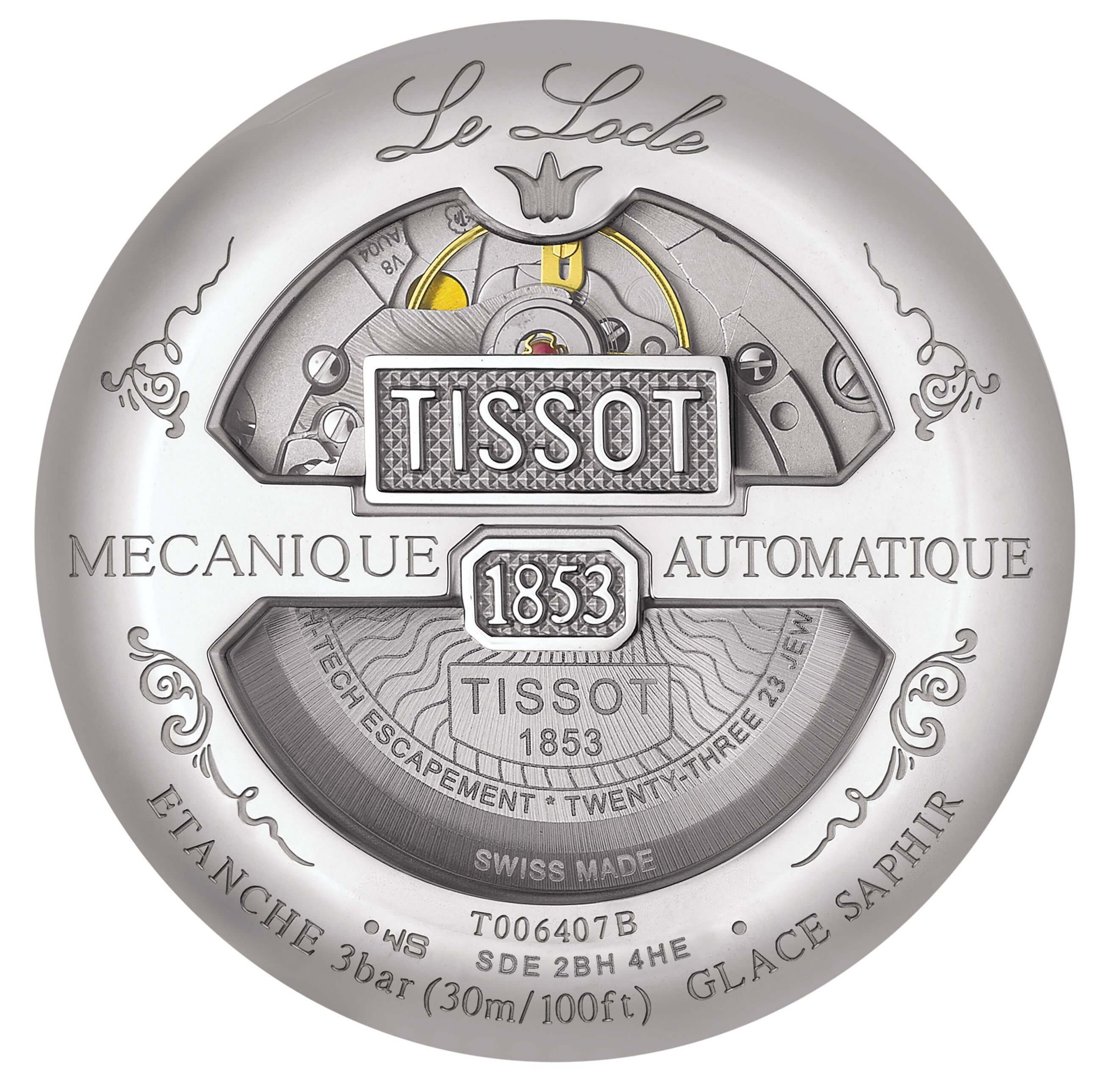 TISSOT -Le Locle Powermatic 80- T006.407.22.033.00