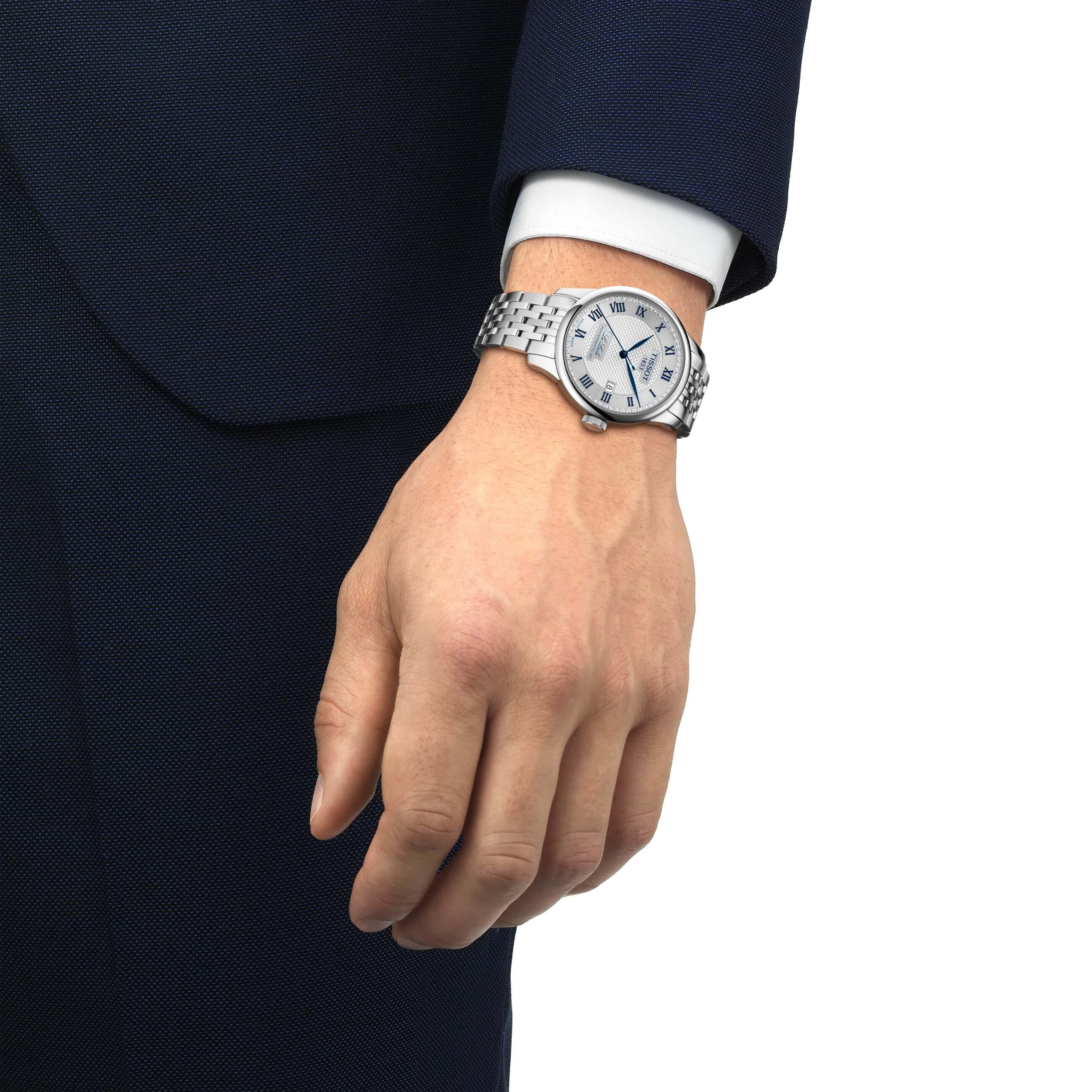TISSOT -Le Locle Powermatic 80 20th Anniversary Herrenuhr Automatik Saphirglas 39mm- T006.407.11.033.03
