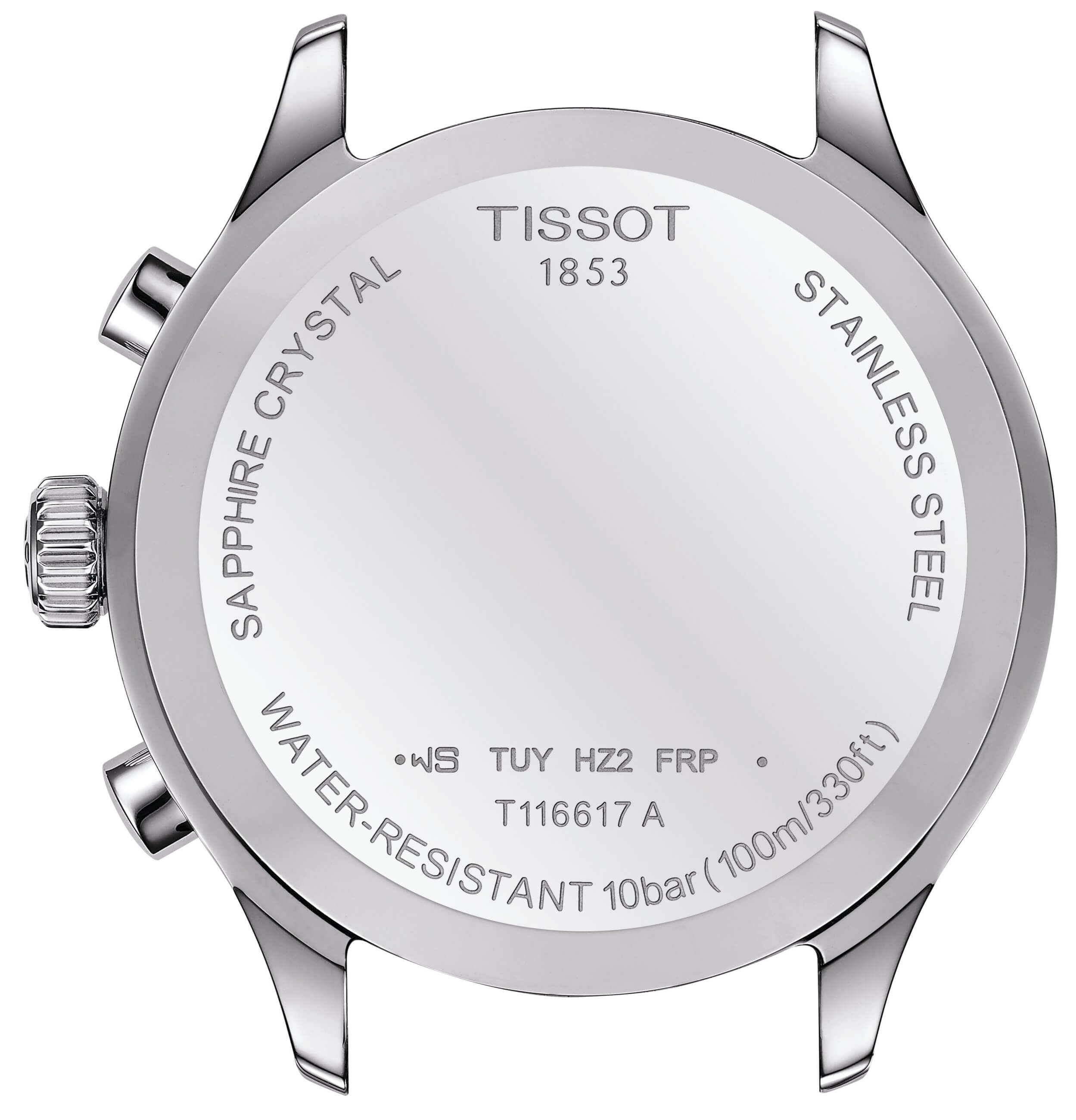 TISSOT -Chrono XL Classic Herrenuhr Braun Grün Quarz Saphirglas 45mm- T116.617.16.092.00