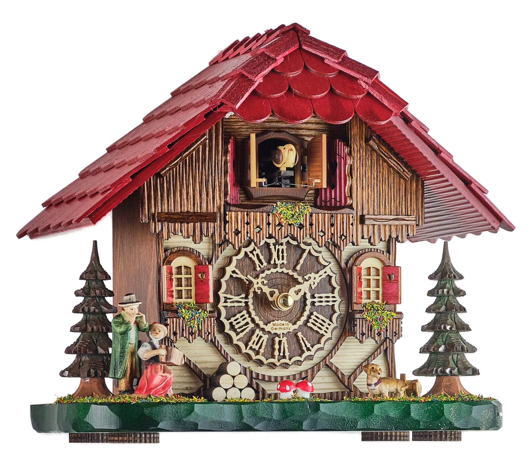 Trenkle -Cuckoo clock for wall or table with lighting music house 27cm- 7206 QM