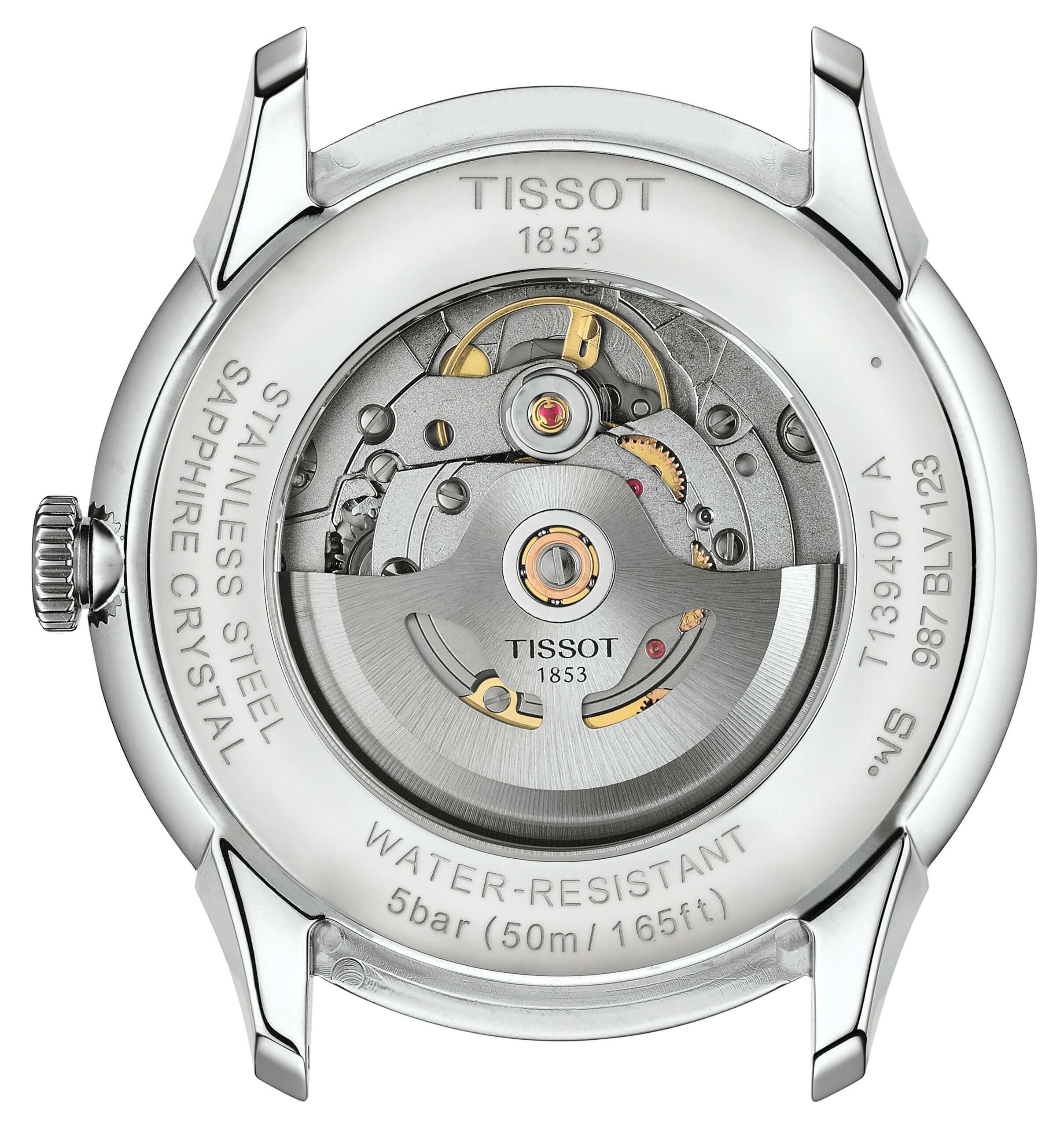TISSOT -Chemin des Tourelles Powermatic 80 Men's Watch Brown Automatic Sapphire Crystal 42mm- T139.407.16.041.00