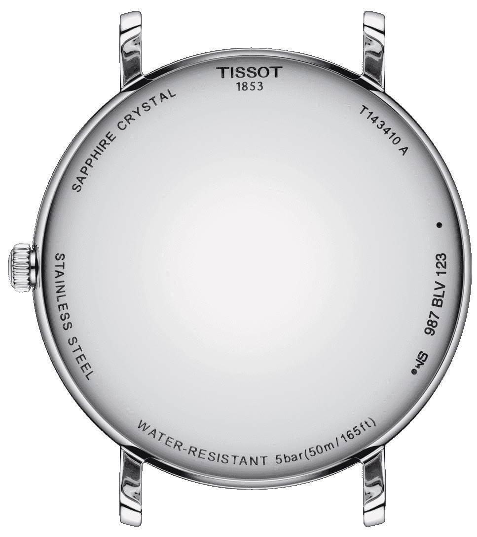 TISSOT -Everytime Gent Herrenuhr Schwarz Blau Quarz 40mm- T143.410.16.041.00