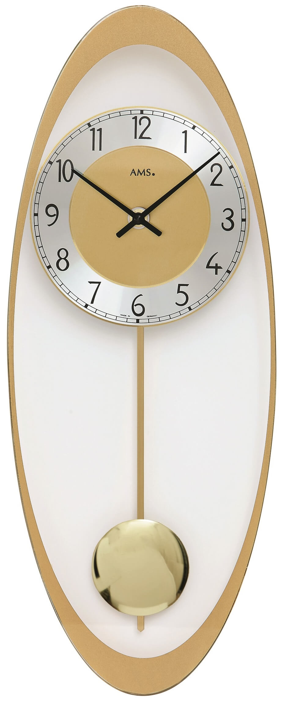 AMS -Quartz-Pendeluhr 50cm- 7417