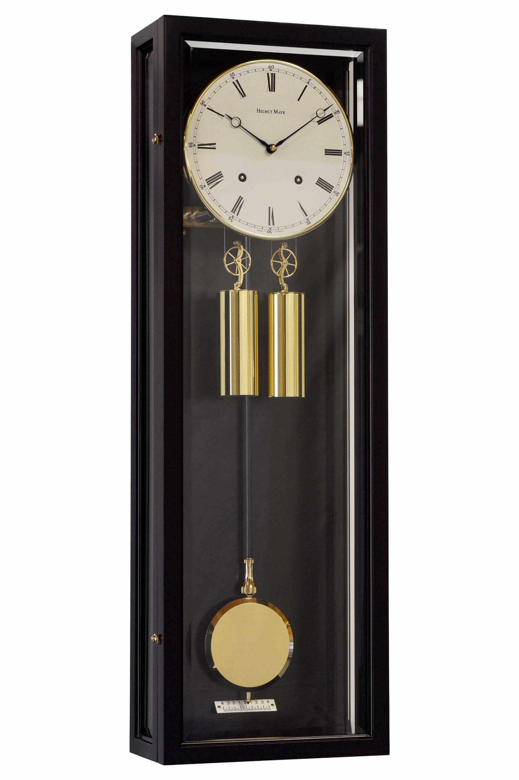 Helmut Mayr -Wanduhr Kirschbaum Dunkel Regulator 68,5cm- R 1670 KDMsRö