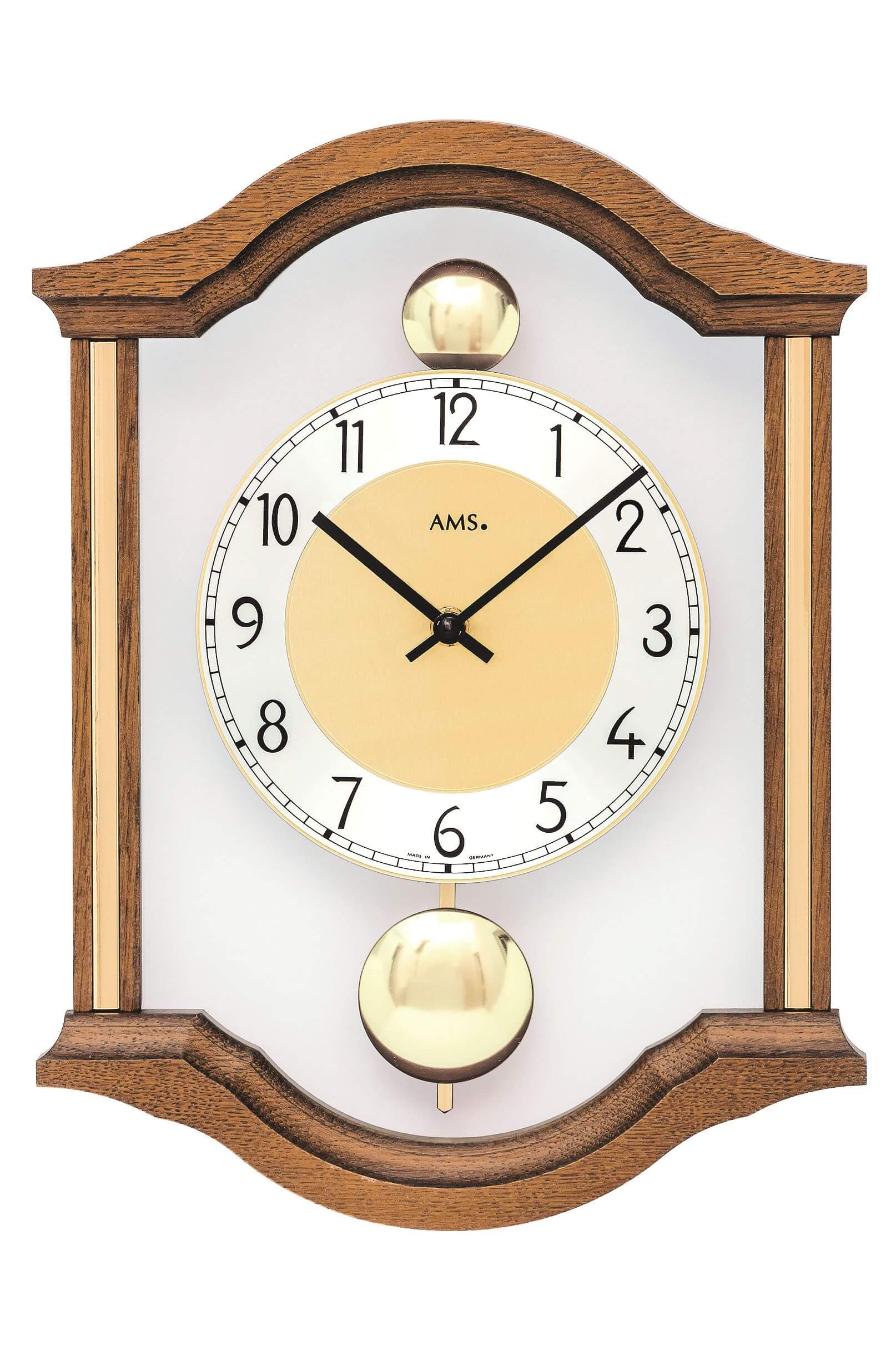 AMS -Double pendulum oak 34cm- 7447/4
