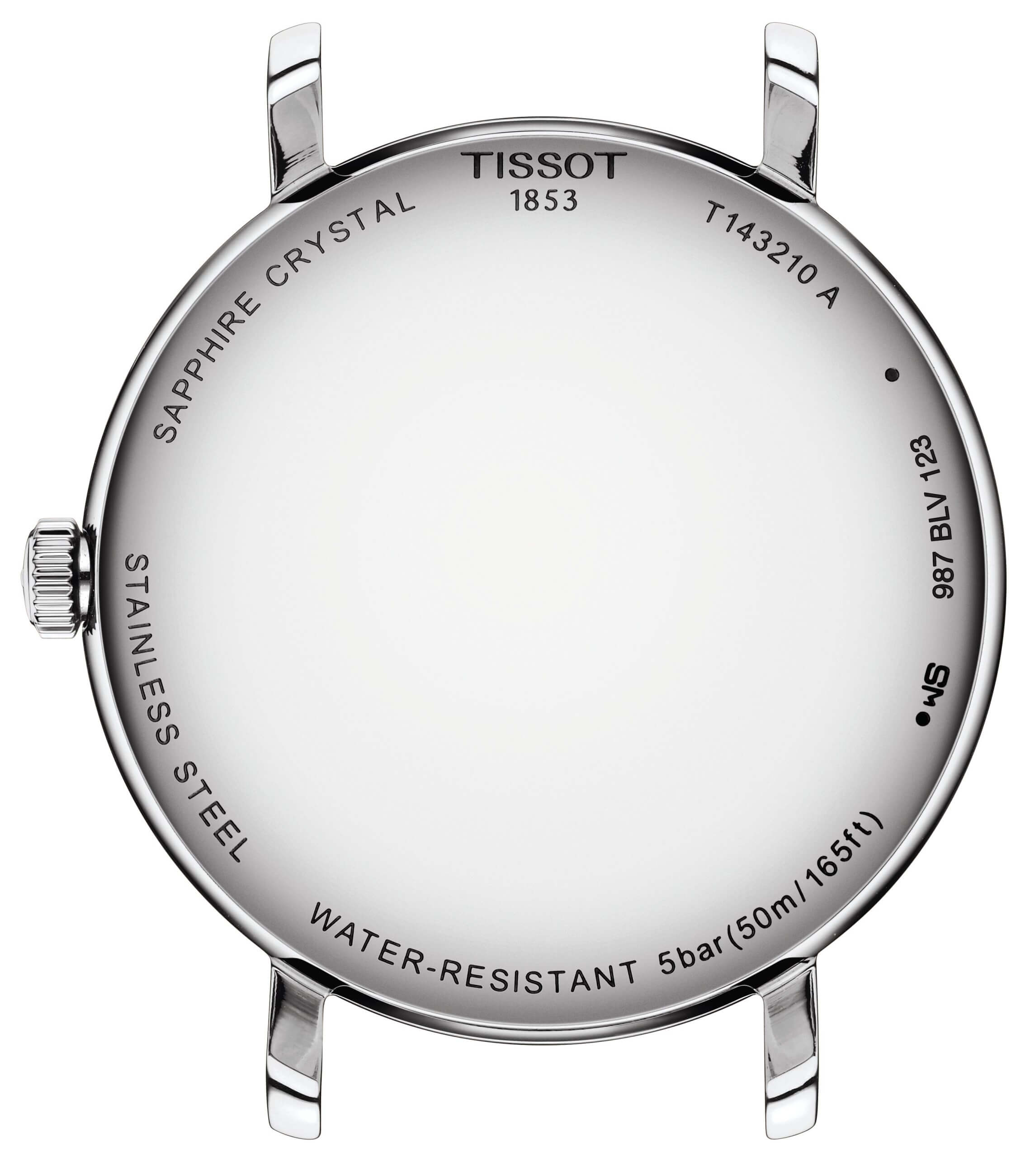 TISSOT -Everytime Lady ladies' watch silver quartz sapphire crystal 34mm- T143.210.11.011.01