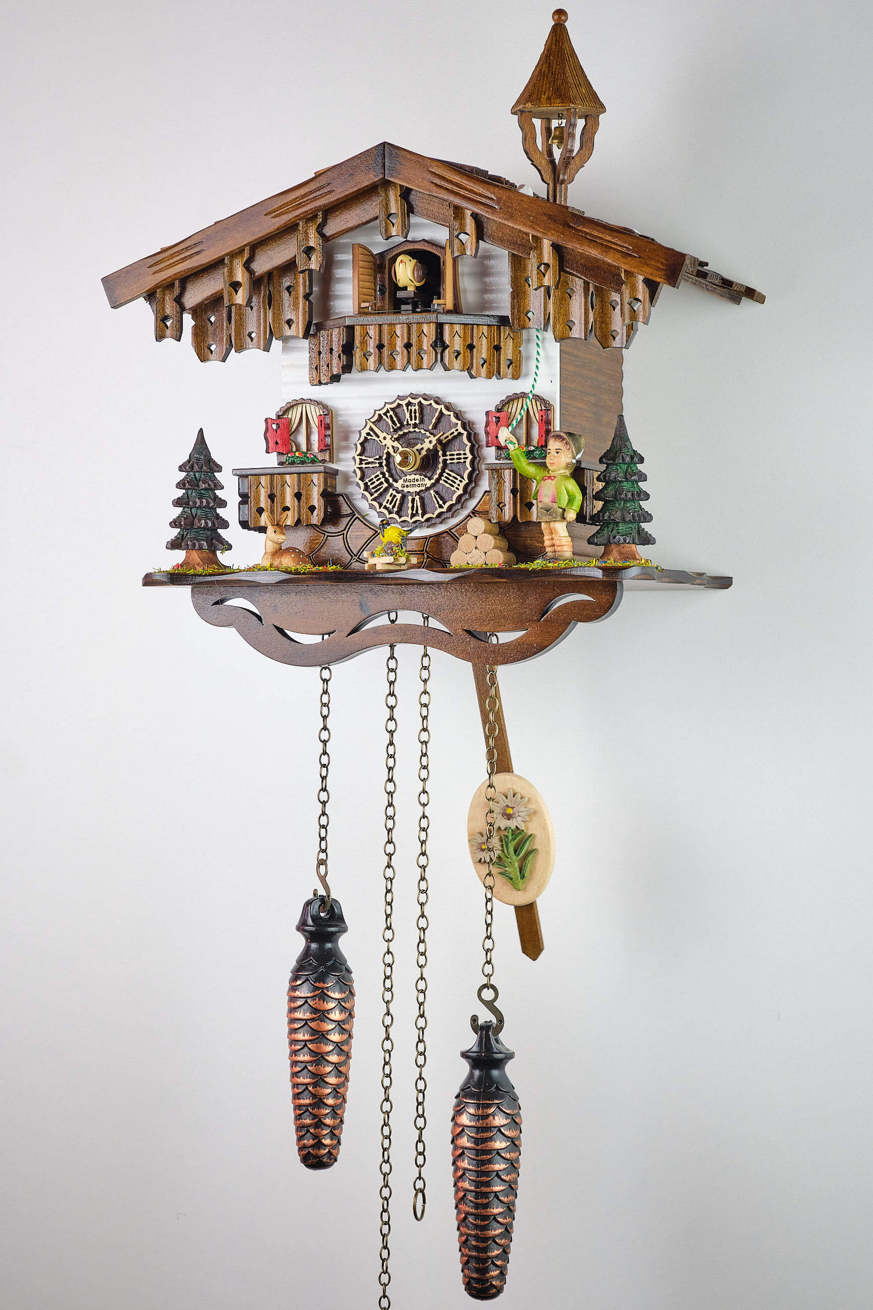 Trenkle -Cuckoo clock bell ringer quartz 28cm- 4296 QM