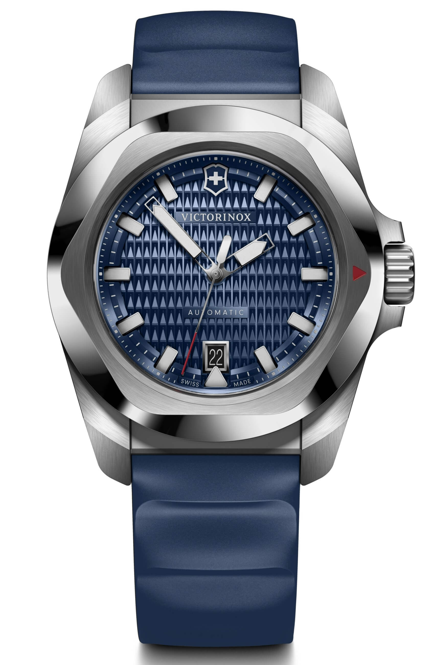 Victorinox -I.N.O.X Auto Herrenuhr Braun Blau Automatik Saphirglas 41mm- 242018.1