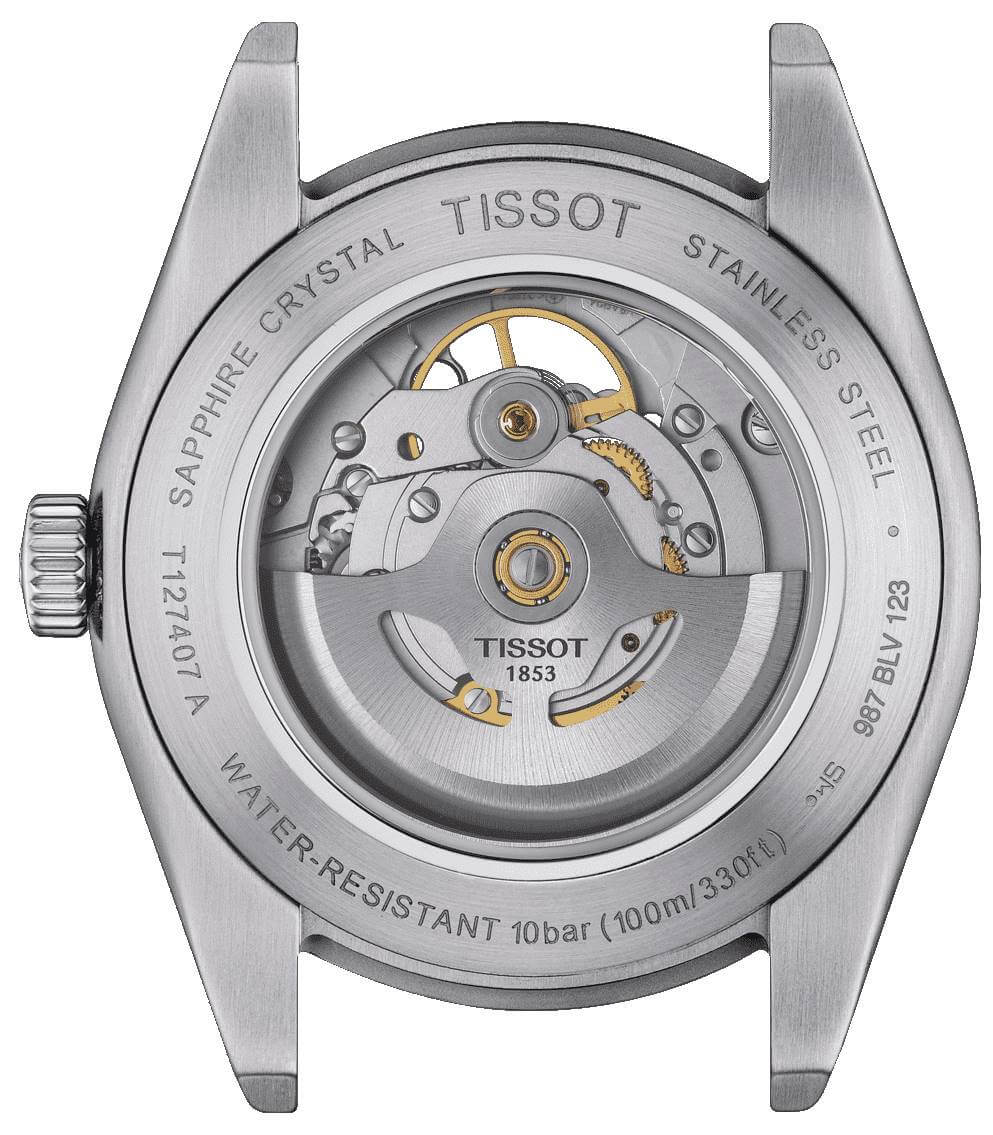 TISSOT -Gentleman Powermatic 80 Open Heart men's watch silver automatic 40mm- T127.407.11.031.01