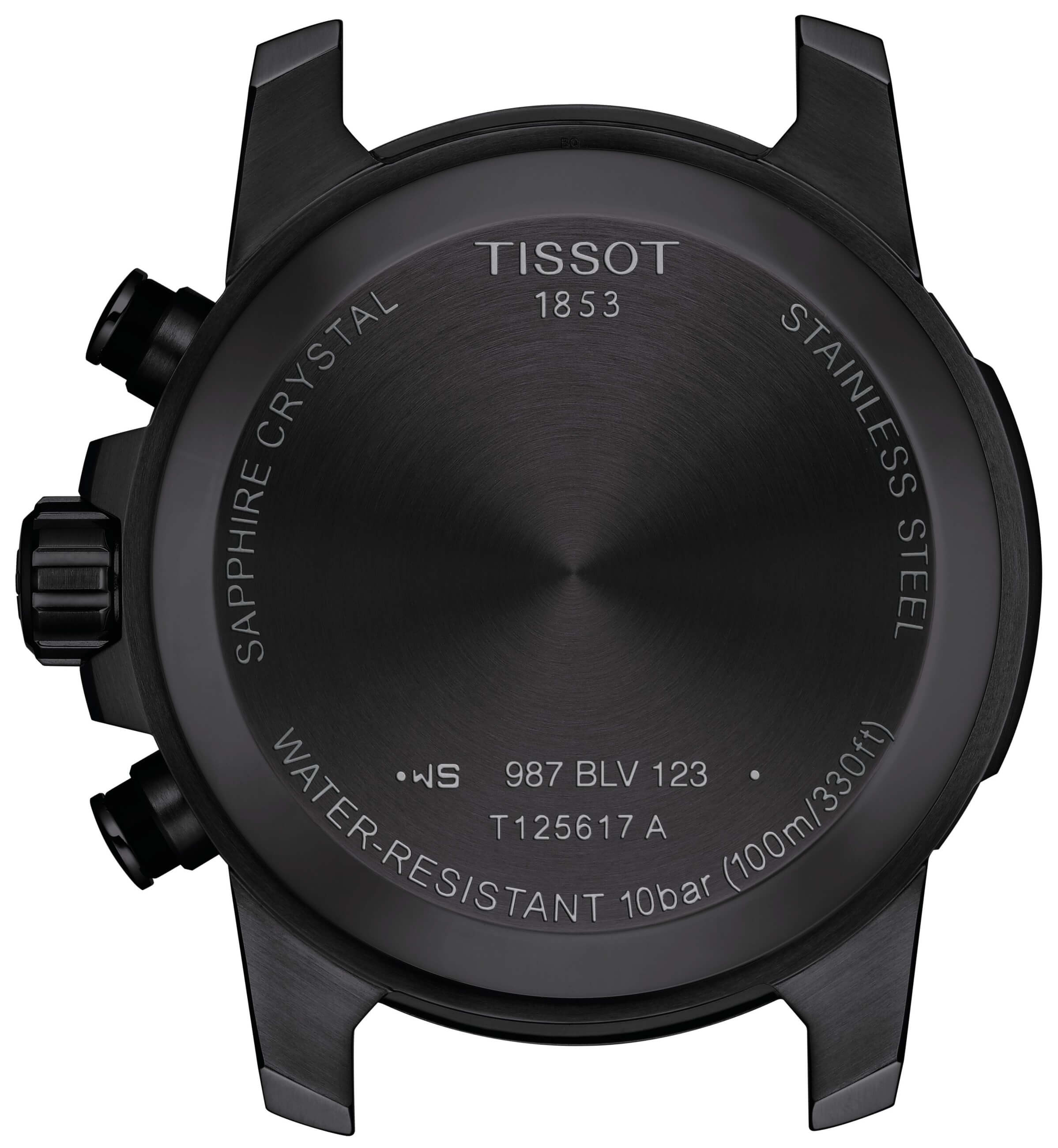 TISSOT -Supersport Chrono Basketball Edition Herrenuhr Schwarz Quarz Saphirglas 46mm- T125.617.36.081.00