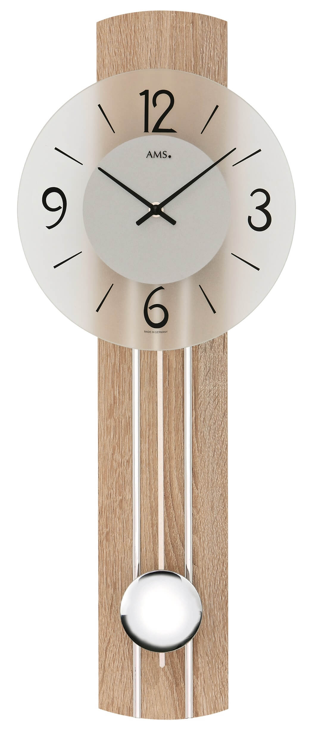 AMS -Quartz-Pendeluhr 60cm- 7274
