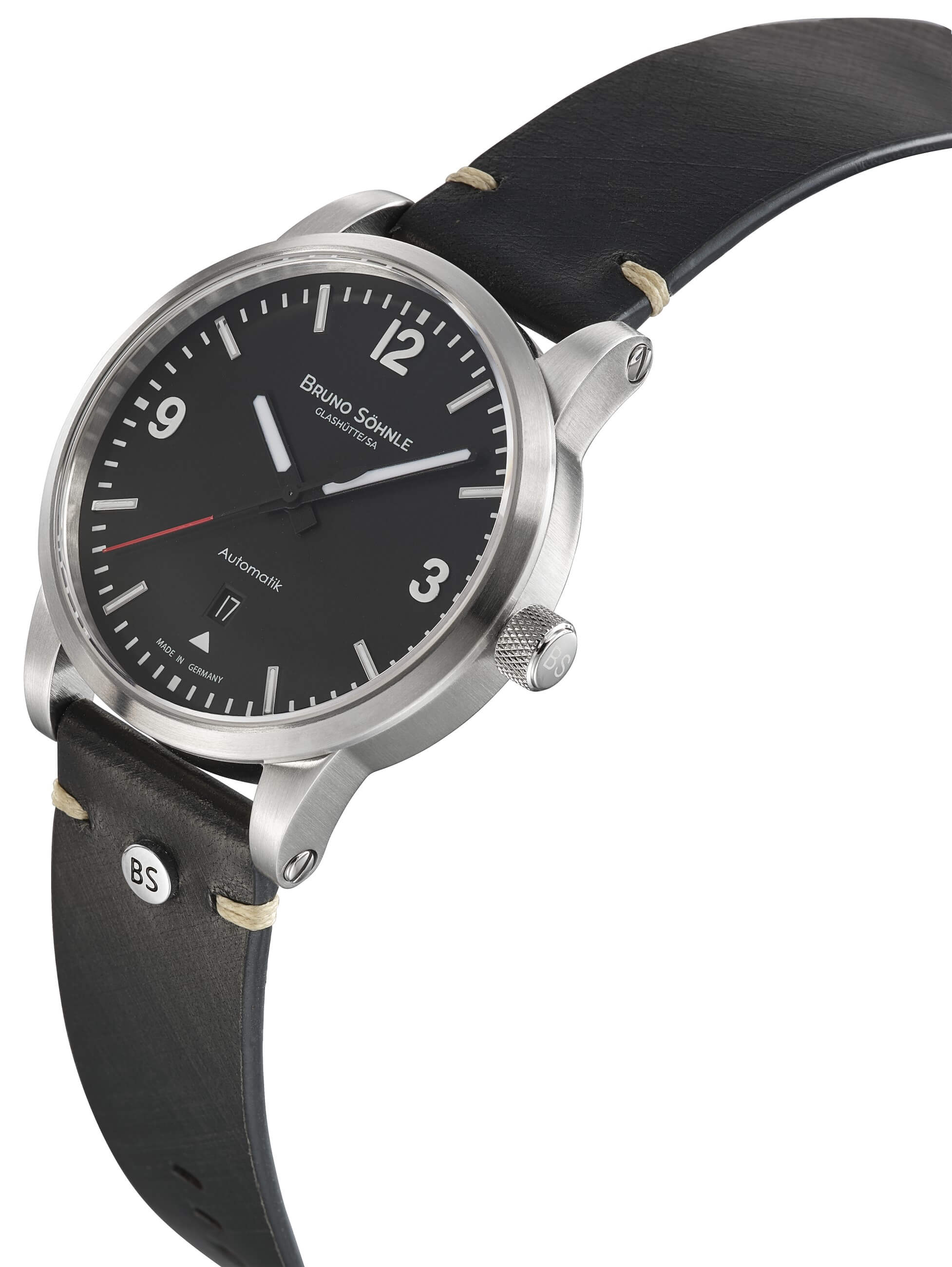 Bruno Söhnle -Episode V Limited Edition Men's Watch Black Date Automatic 44mm- 17-12123-761