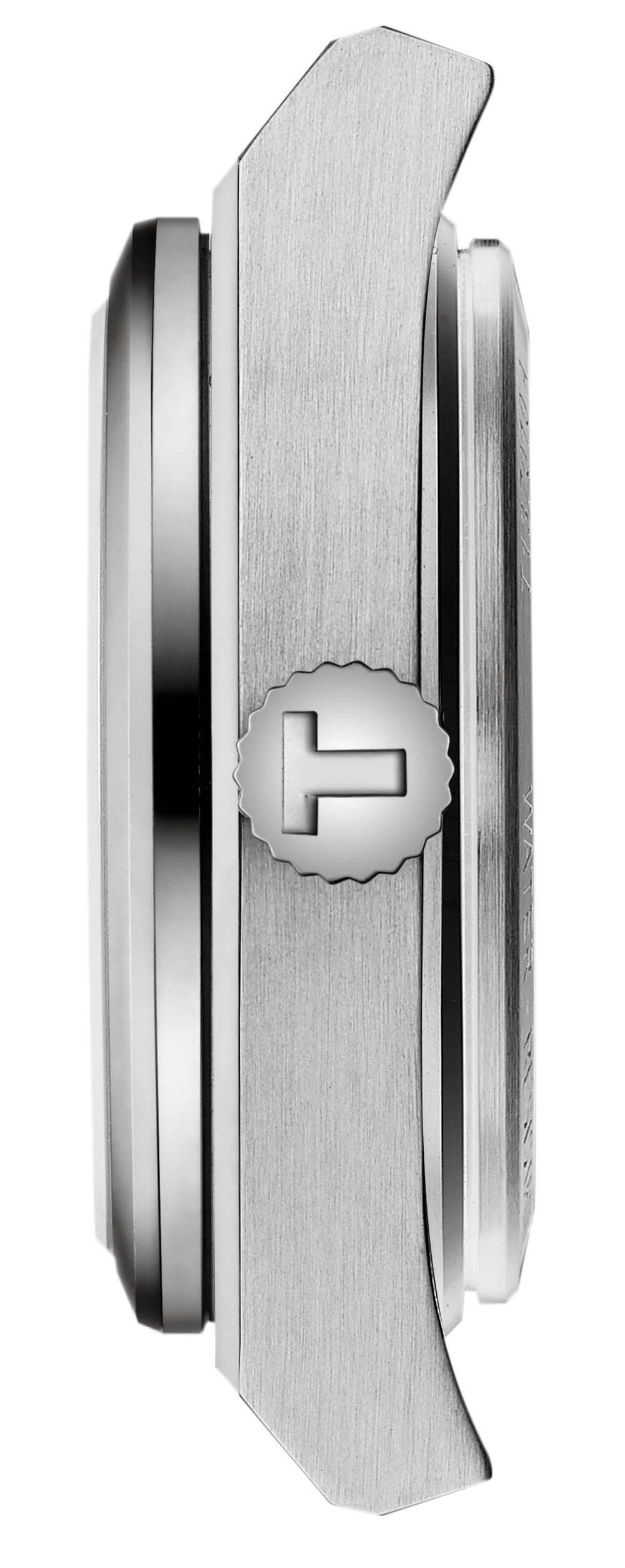 TISSOT -PRX ladies' watch silver black diamonds quartz sapphire crystal 25mm- T137.010.11.056.00