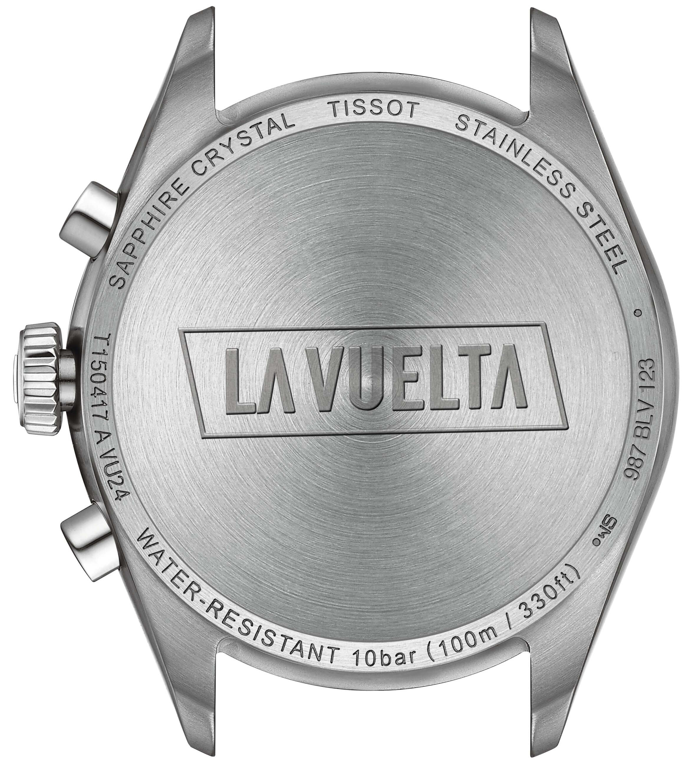 TISSOT -PR 100 Vuelta Herrenuhr Silber Schwarz Quarz Saphirglas 40mm- T150.417.11.051.01