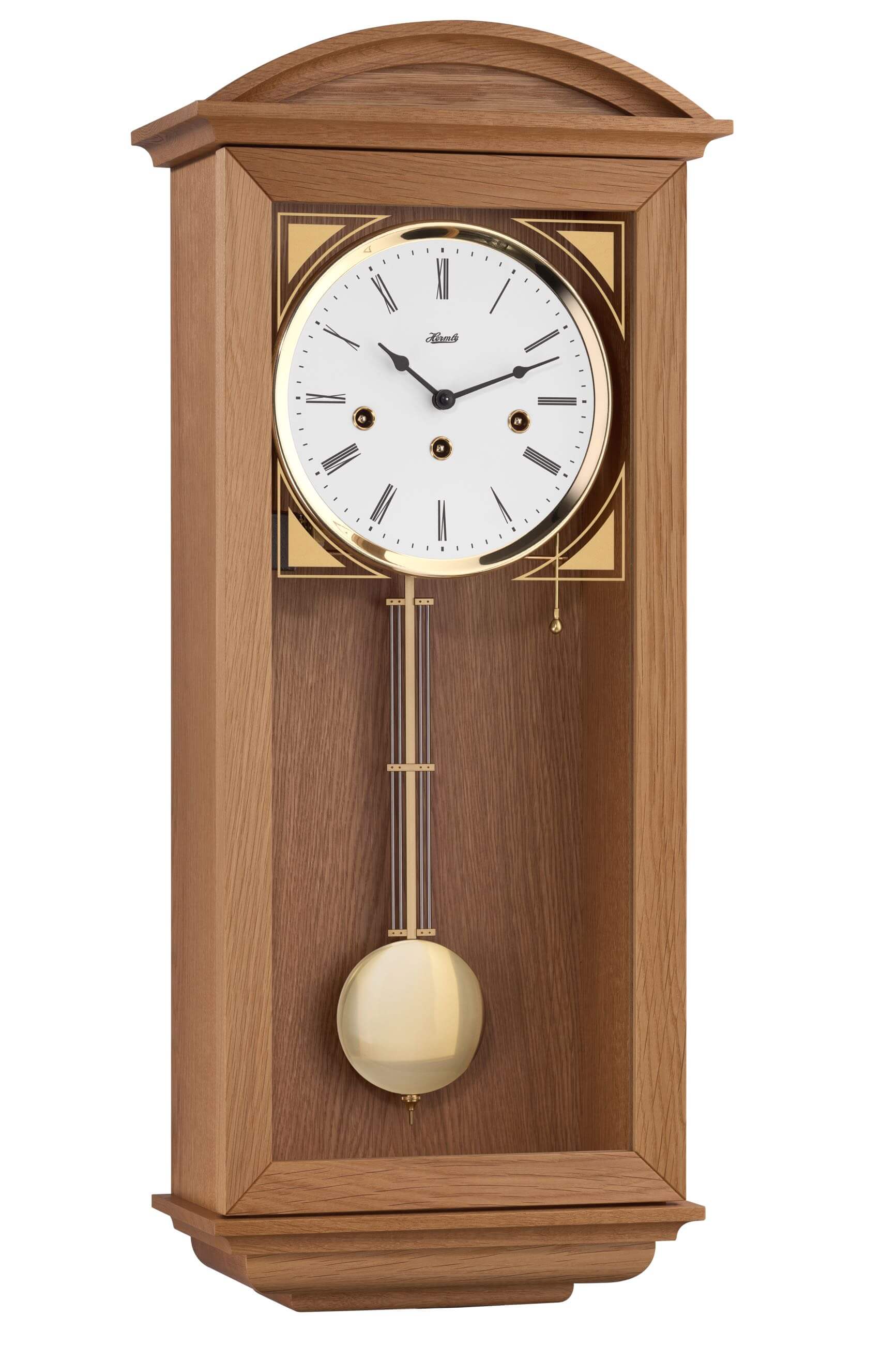 Hermle -Wanduhr Newport Eiche 8 Tage Gangdauer Westminster- 71025-040341