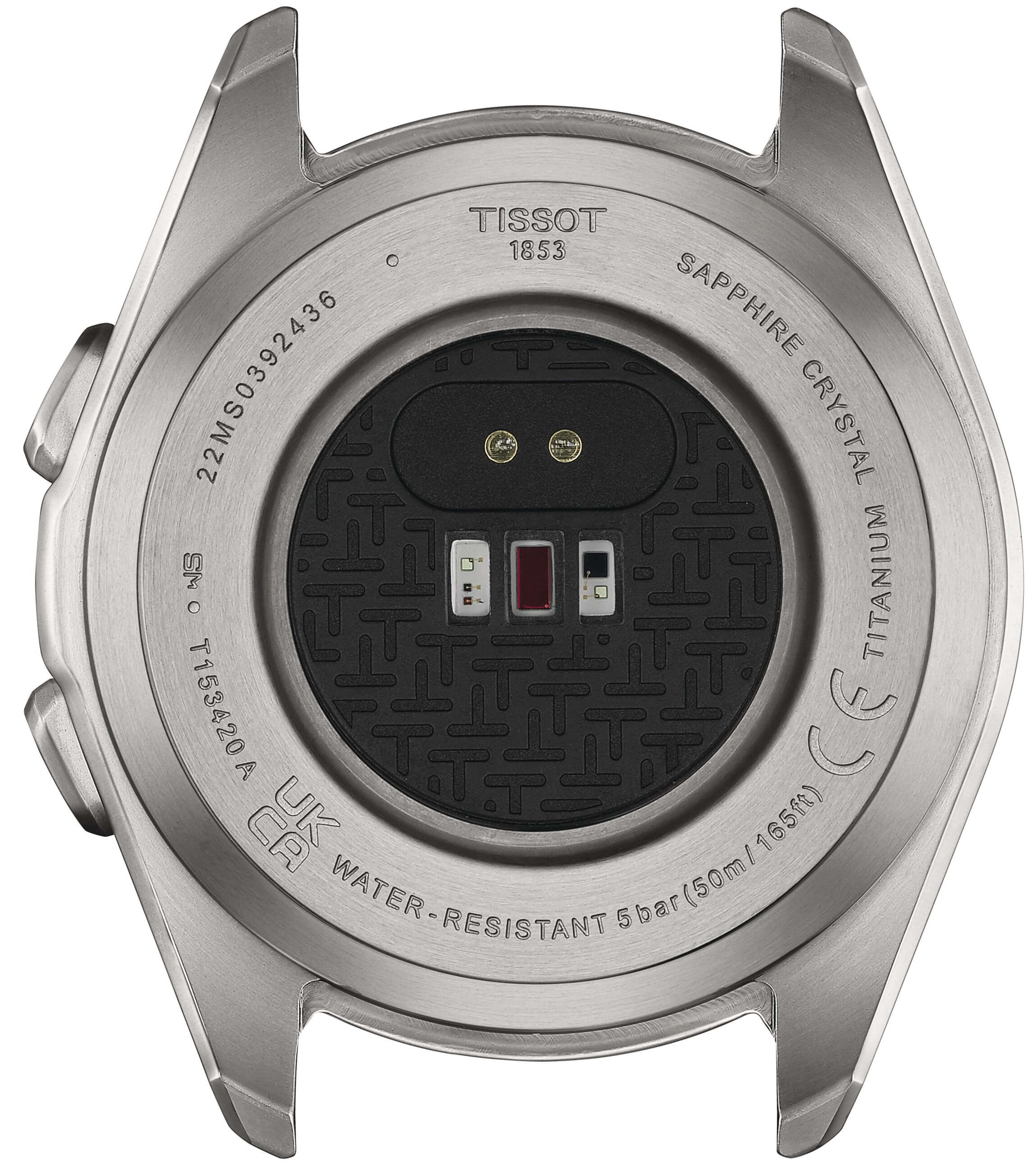 TISSOT -T-Touch Connect Sport Damen - und Herrenuhr Blau Titan Quarz Saphirglas 43mm- T153.420.47.051.01