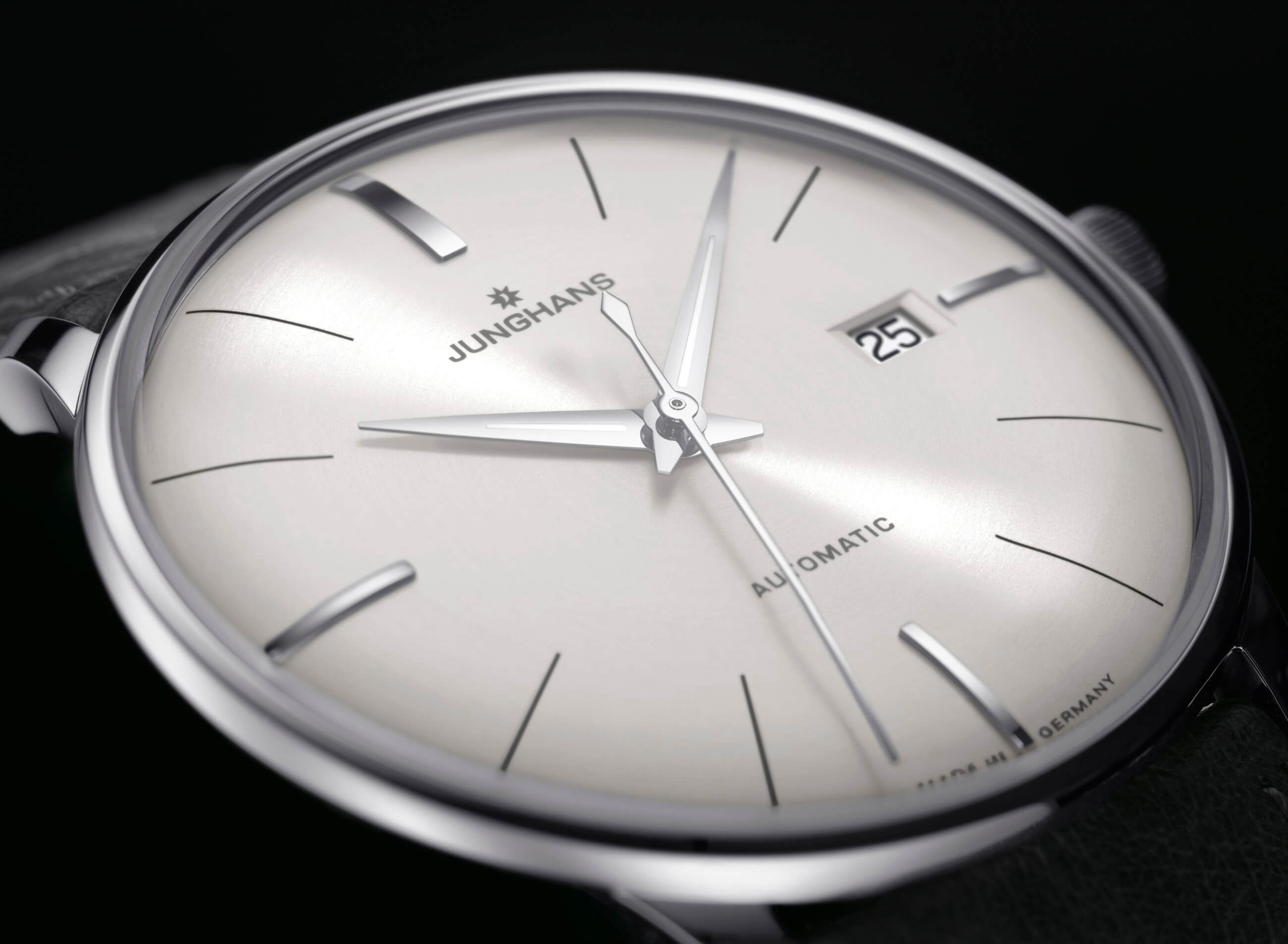 Junghans -Meister Automatic men's watch grey automatic sapphire crystal 40mm- 027/4416.02