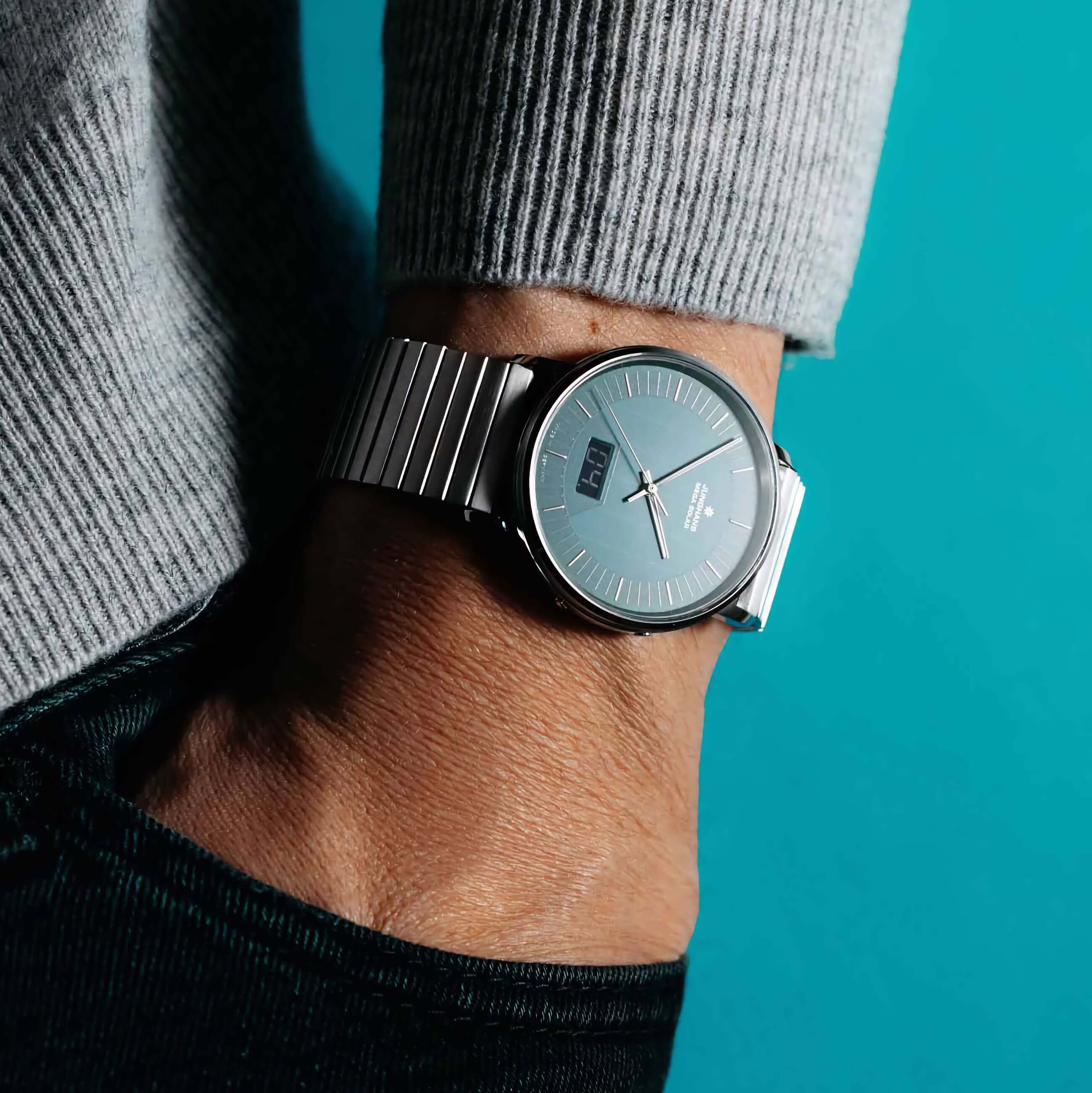 Junghans -Milano MEGA Solar Herrenuhr 39mm- 056/4621.44